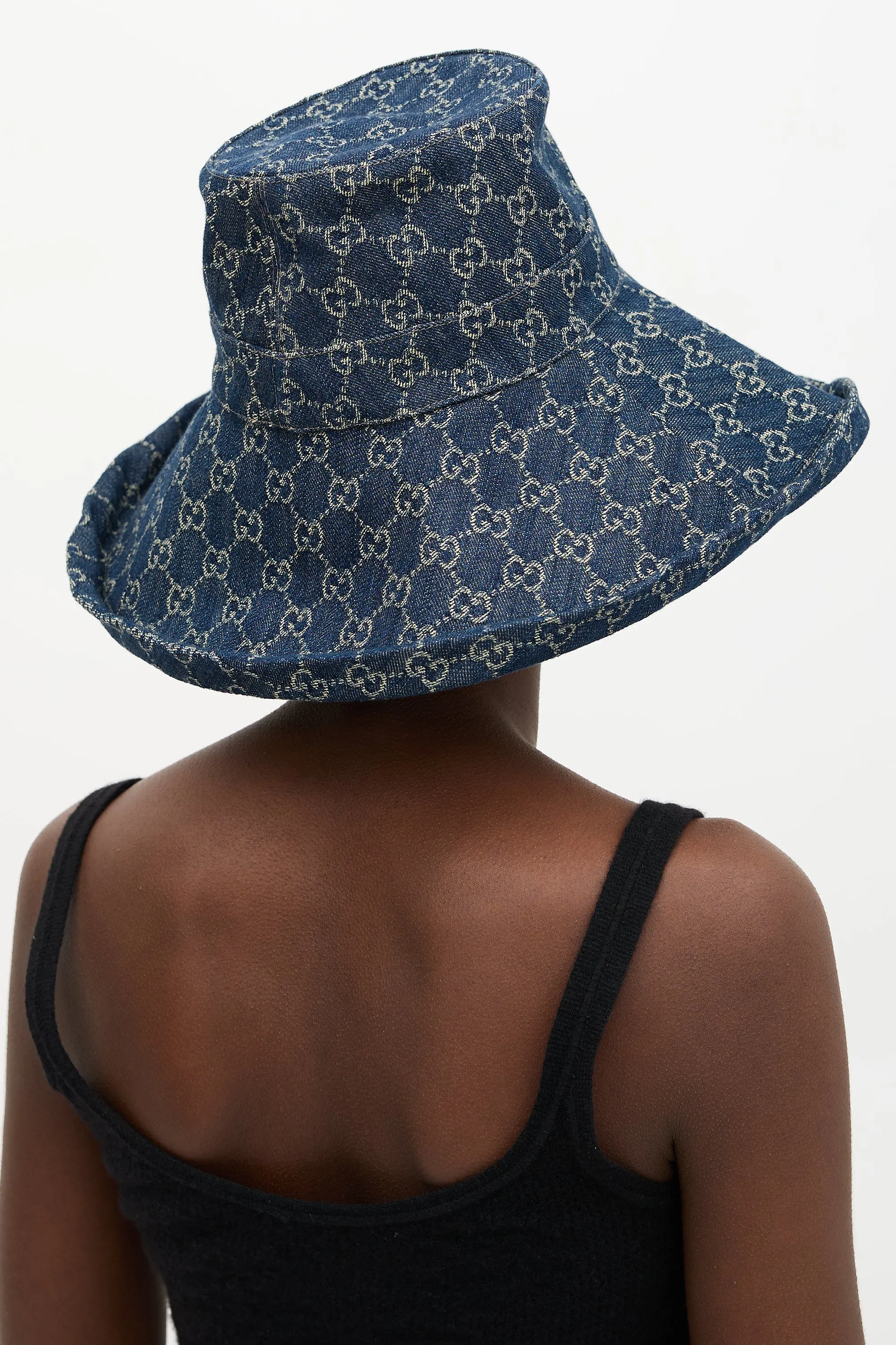 GG Monogram Denim Hat sold by VSP Consignment product image thumbnail 2