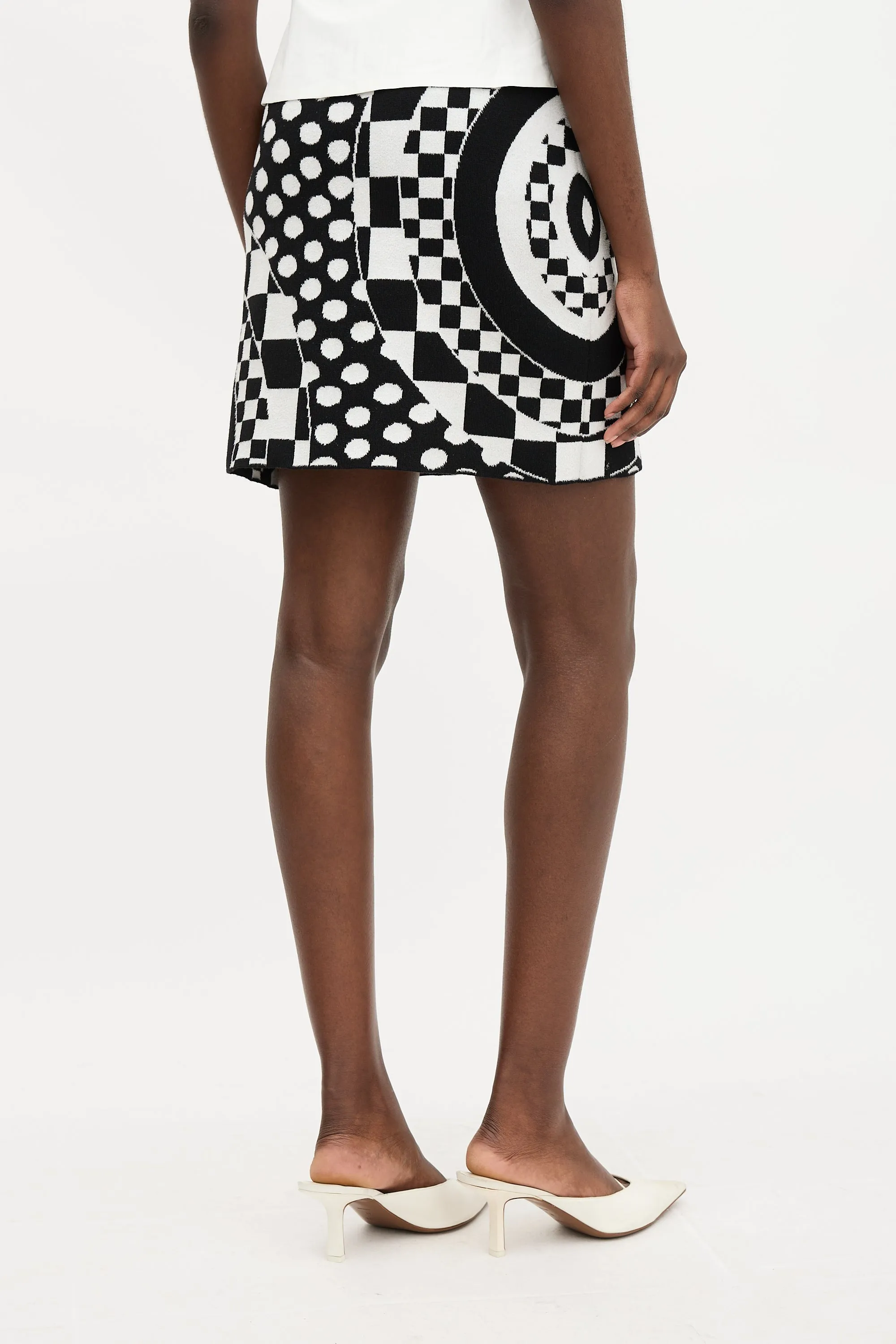 Wool Abstract Printed Skirt sold by VSP Consignment product image thumbnail 4