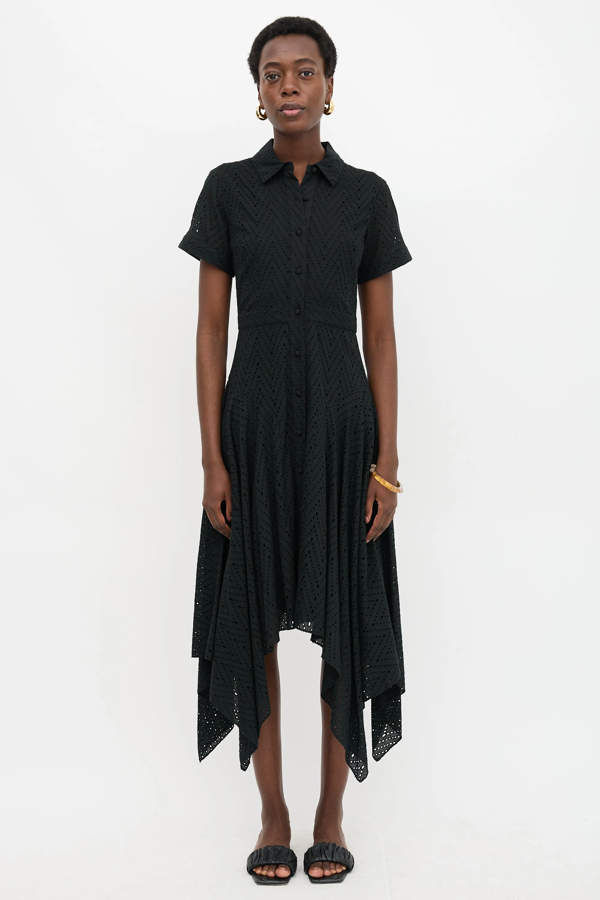 Eyelet Shirt Dress sold by VSP Consignment