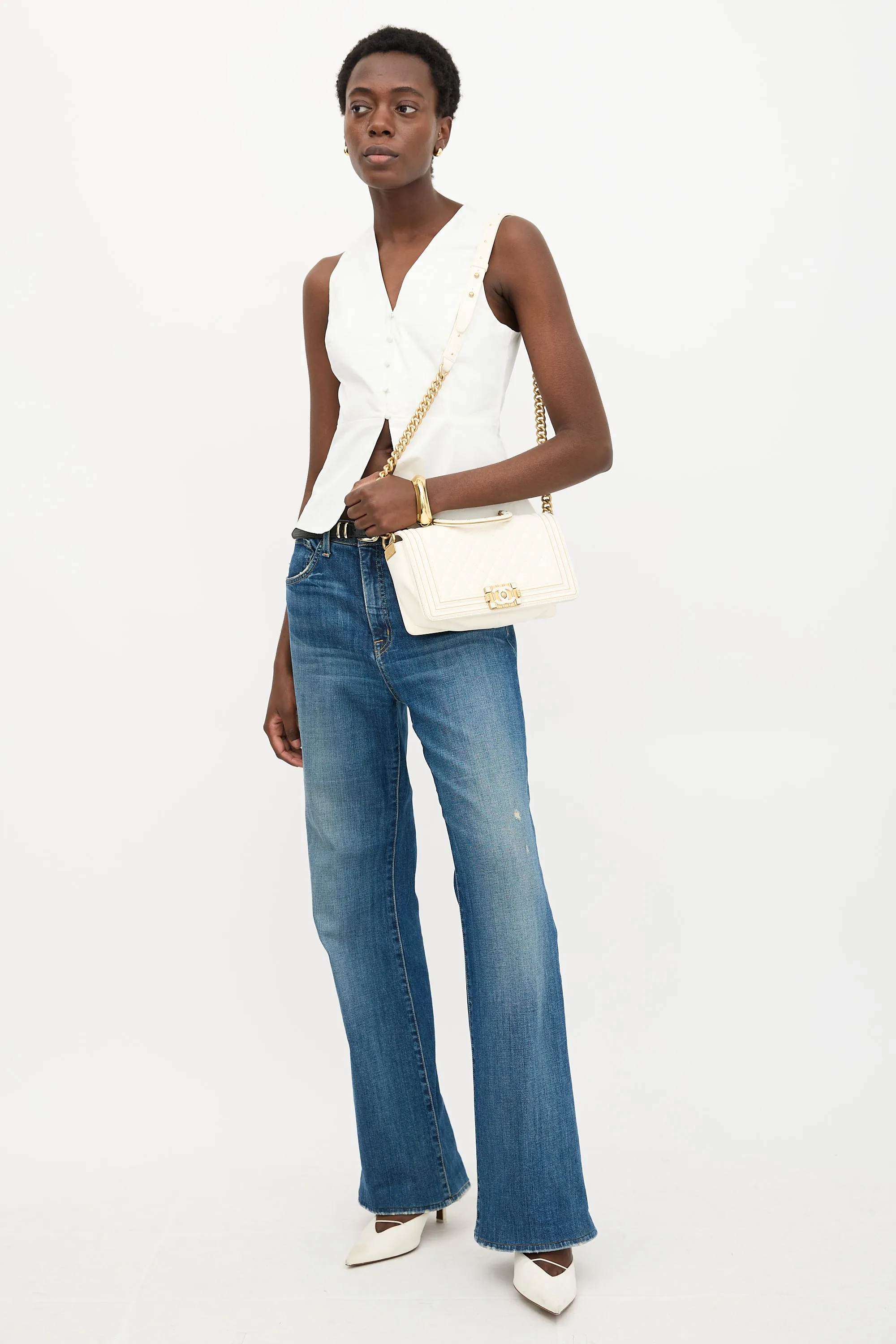 2017-2018 Quilted Leather Medium Boy Bag sold by VSP Consignment product image thumbnail 5