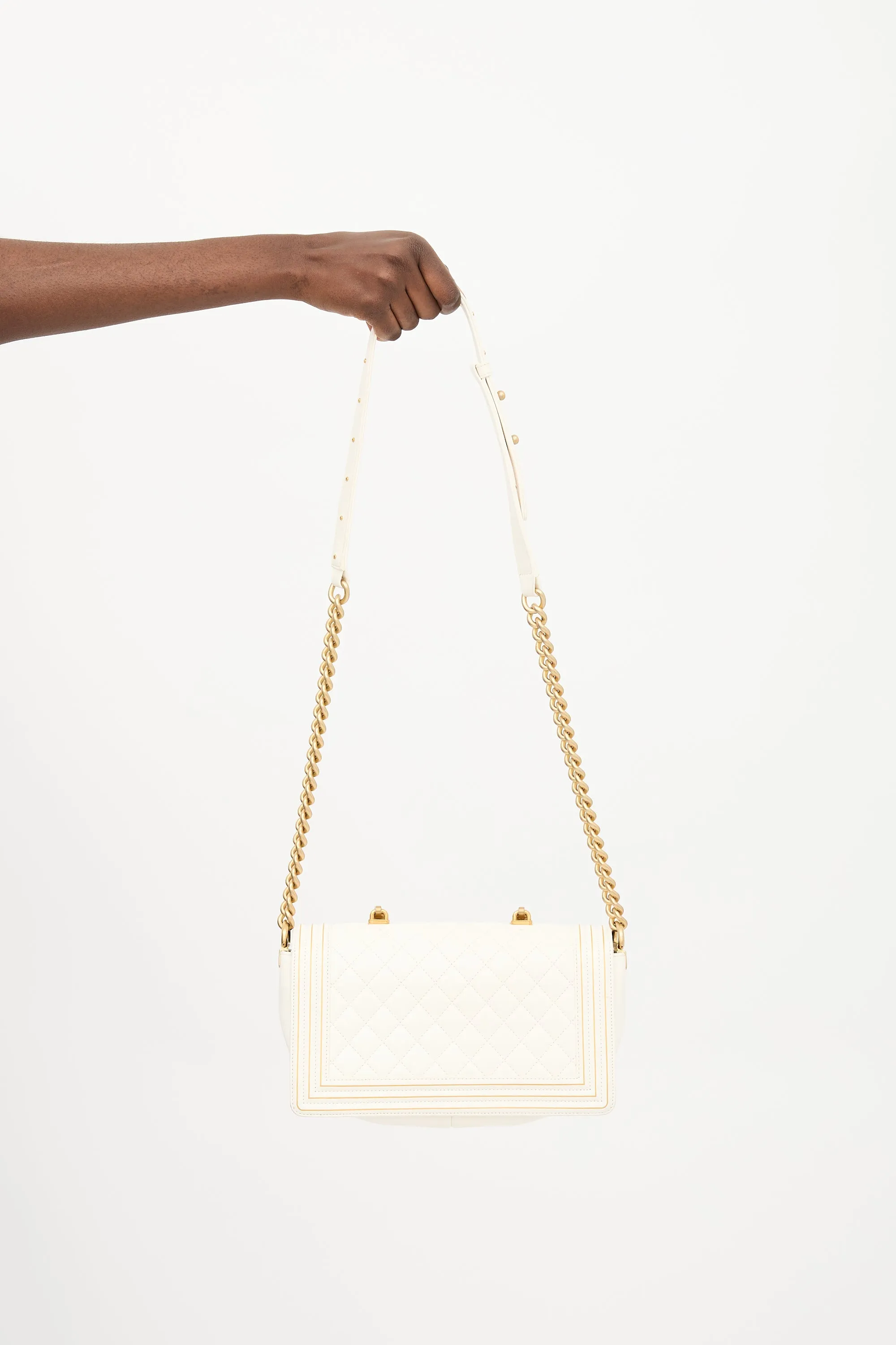 2017-2018 Quilted Leather Medium Boy Bag sold by VSP Consignment product image thumbnail 3