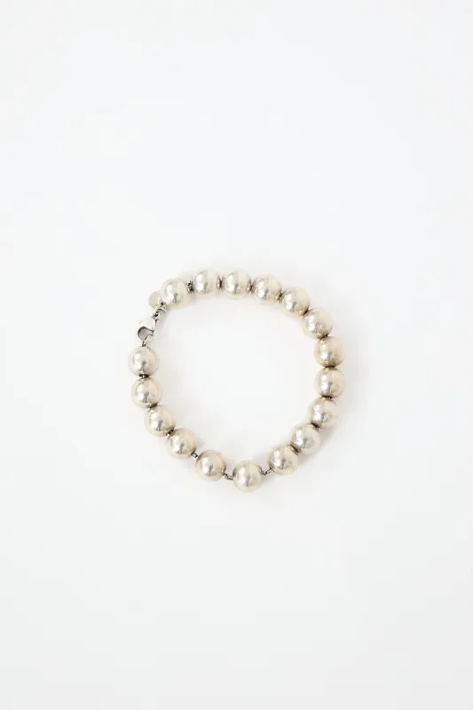 Sterling Silver HardWear Ball Bracelet sold by VSP Consignment