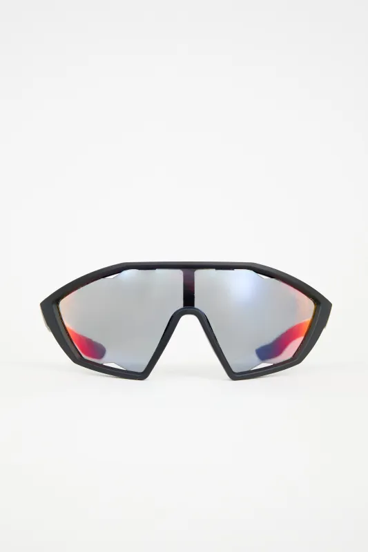 SPS10U Shield Sunglasses made by Prada