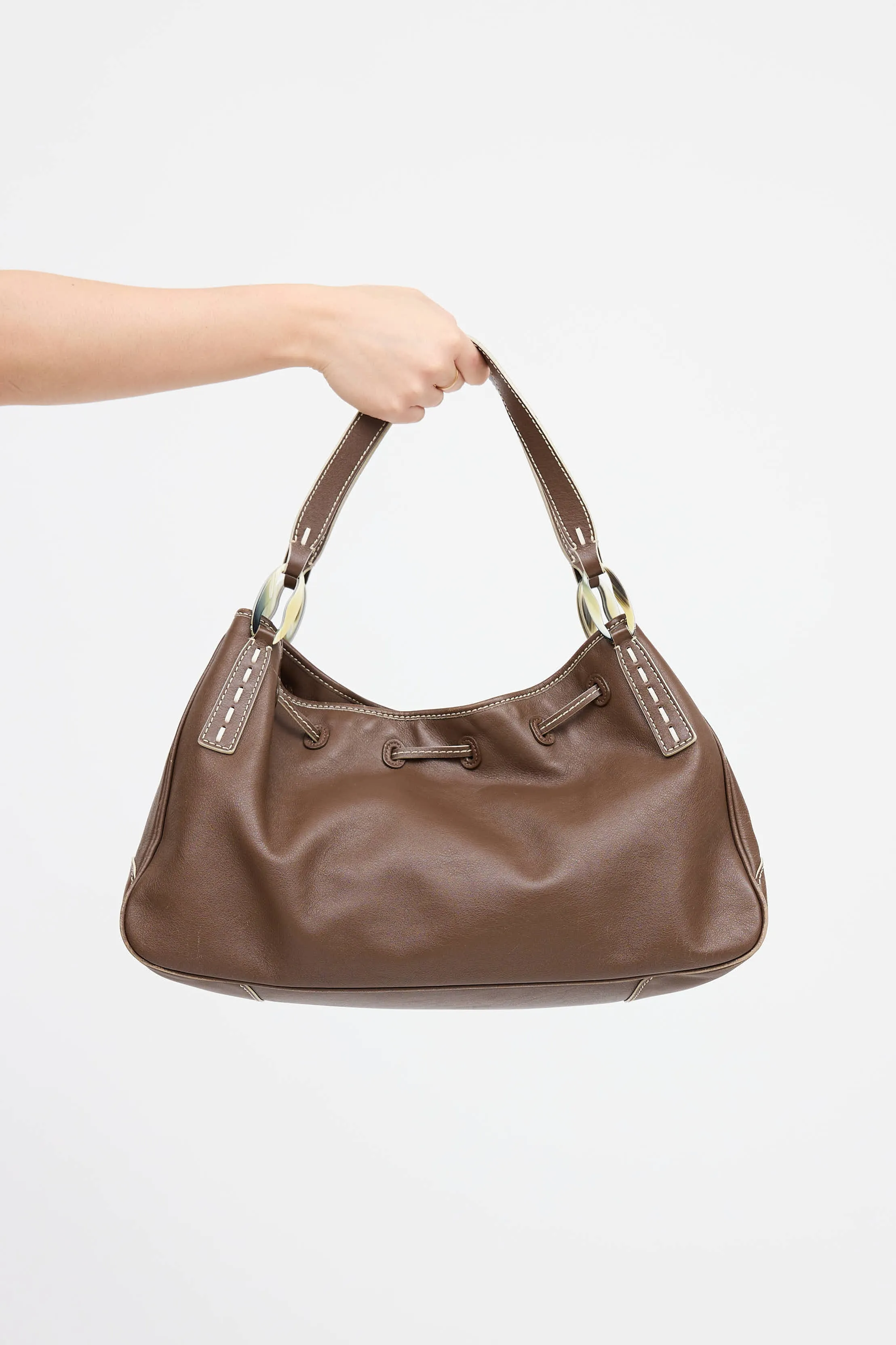 Drawstring Shoulder Bag sold by VSP Consignment product image thumbnail 2