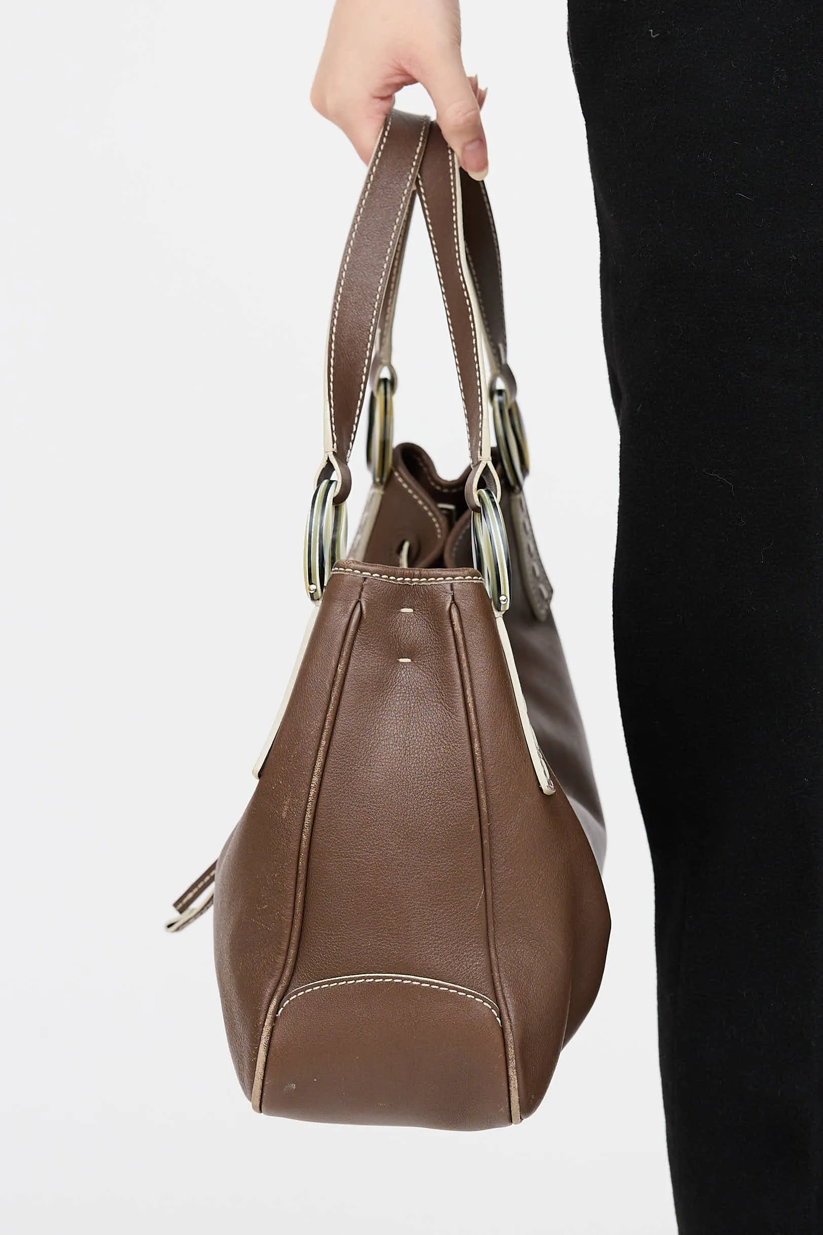 Drawstring Shoulder Bag sold by VSP Consignment product image thumbnail 3