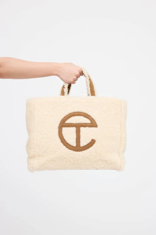 X UGG Shearling Medium Shopping Bag sold by VSP Consignment
