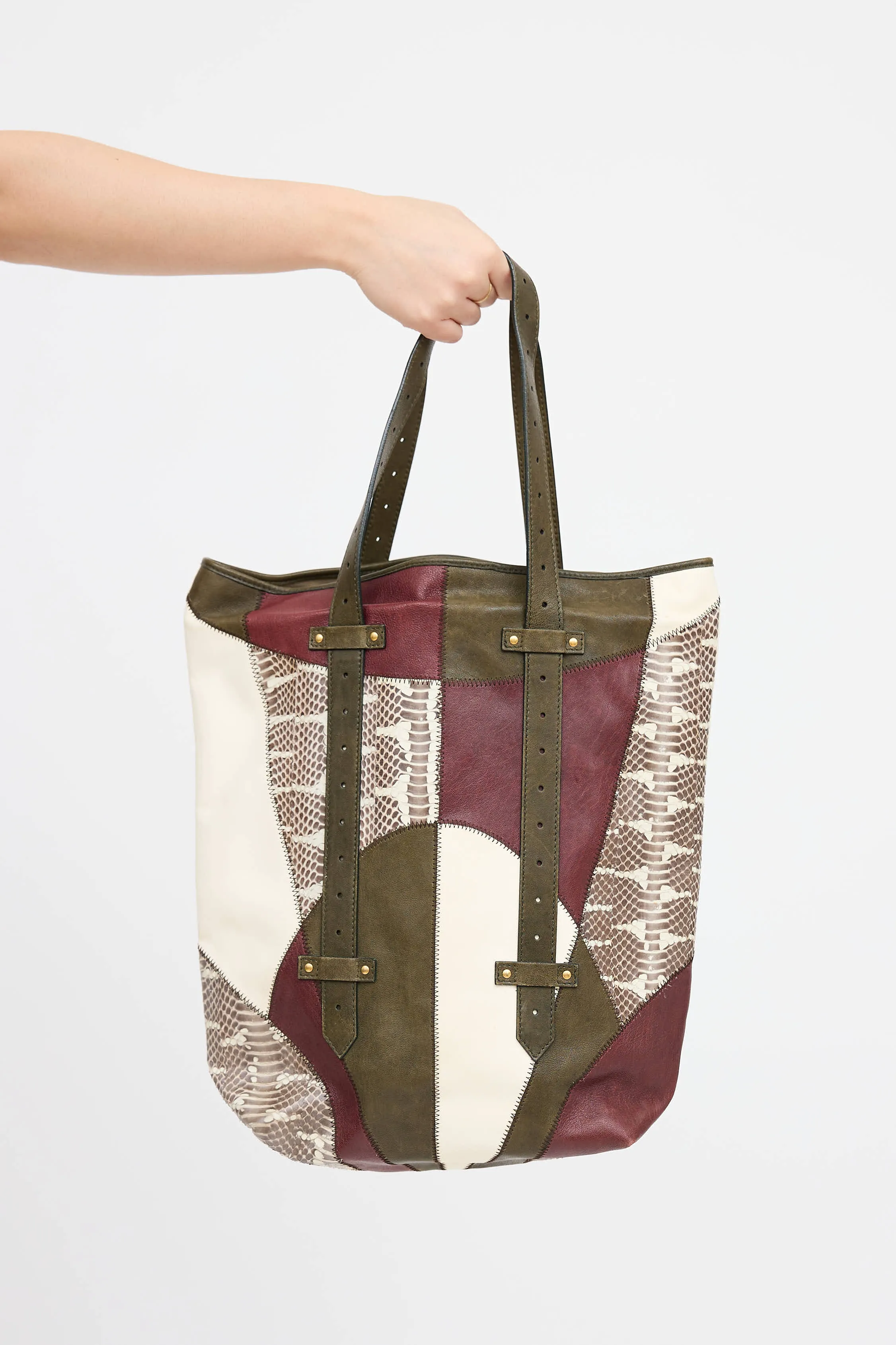 2012 Patchwork Tote Bag sold by VSP Consignment product image thumbnail 2