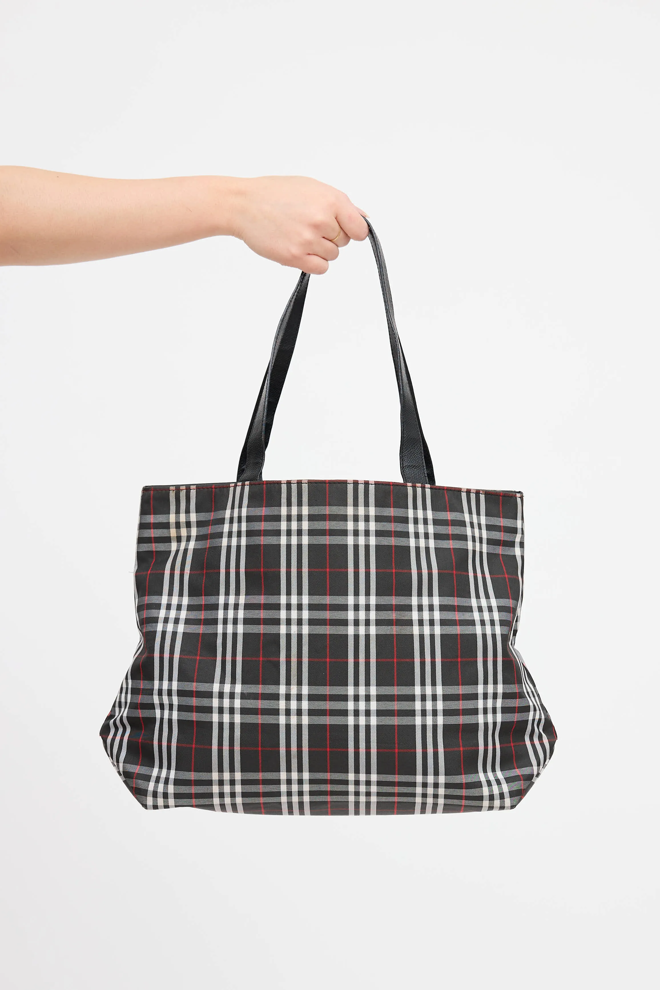 Nova Check Tote Bag sold by VSP Consignment product image thumbnail 2