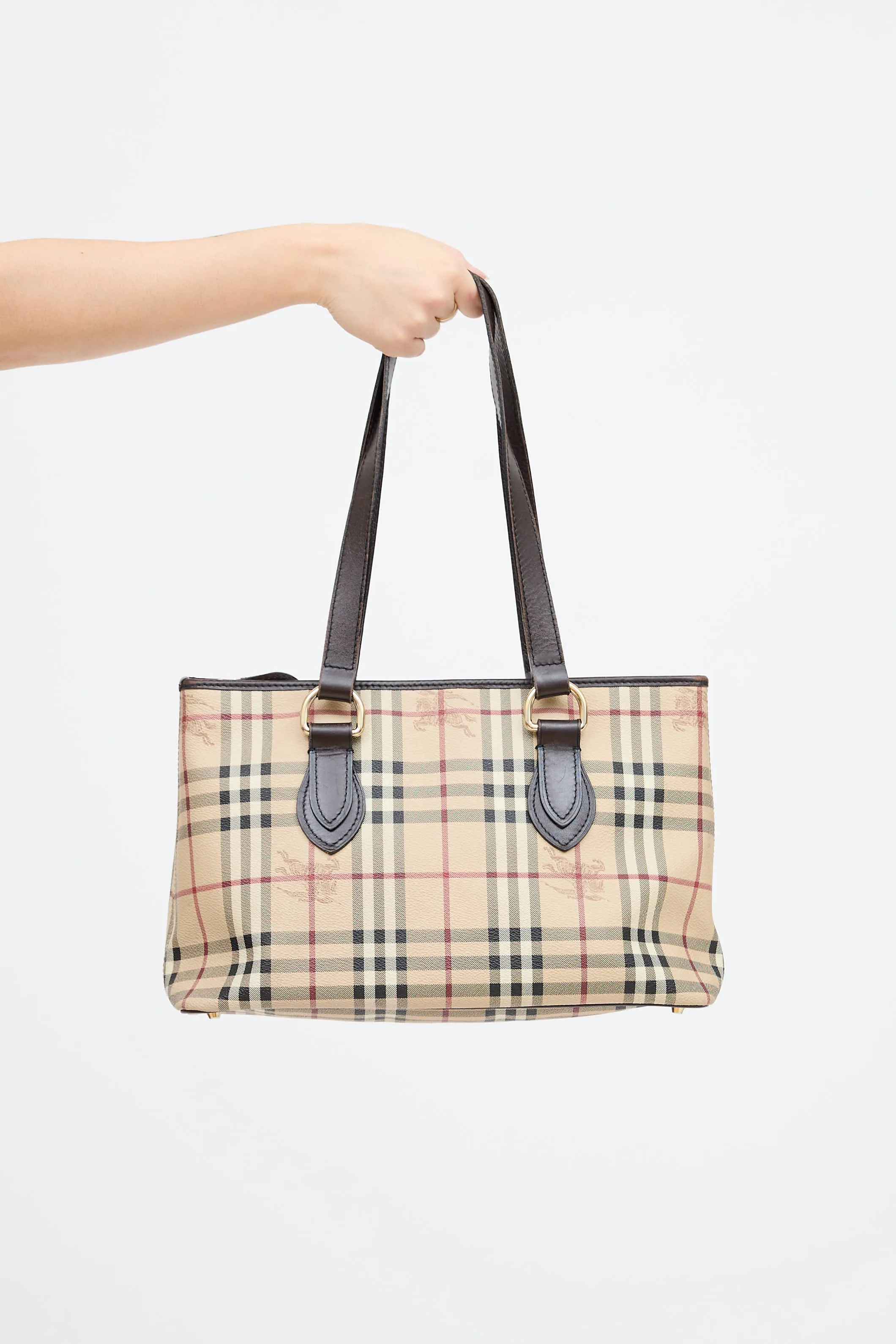 Haymarket Check Tote Bag sold by VSP Consignment product image thumbnail 2