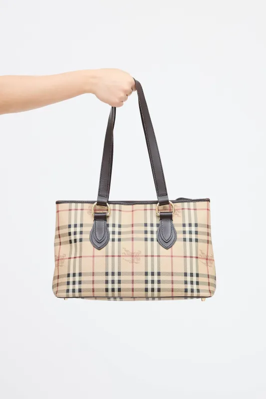 Haymarket Check Tote Bag sold by VSP Consignment