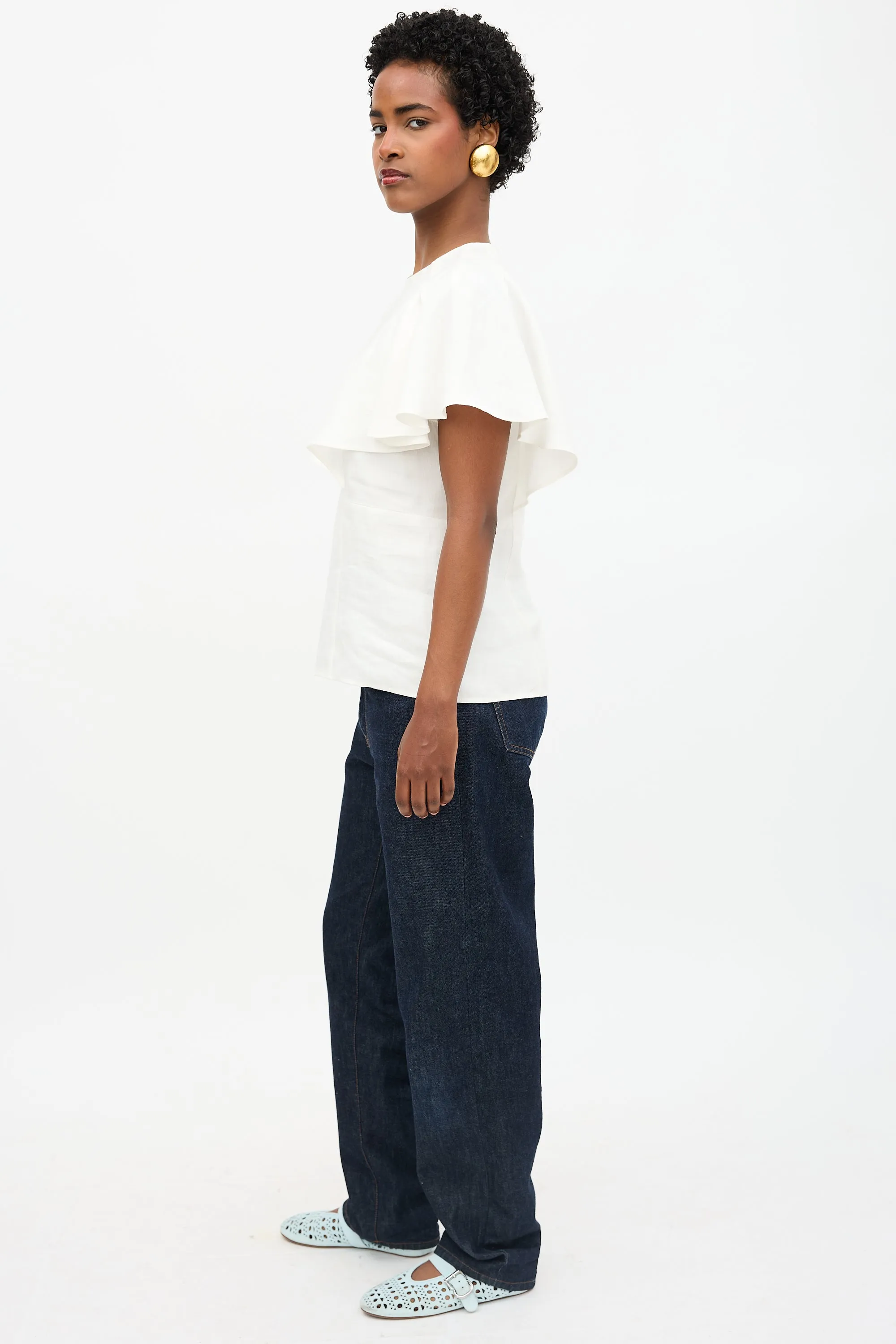 Linen Blouse sold by VSP Consignment product image thumbnail 4