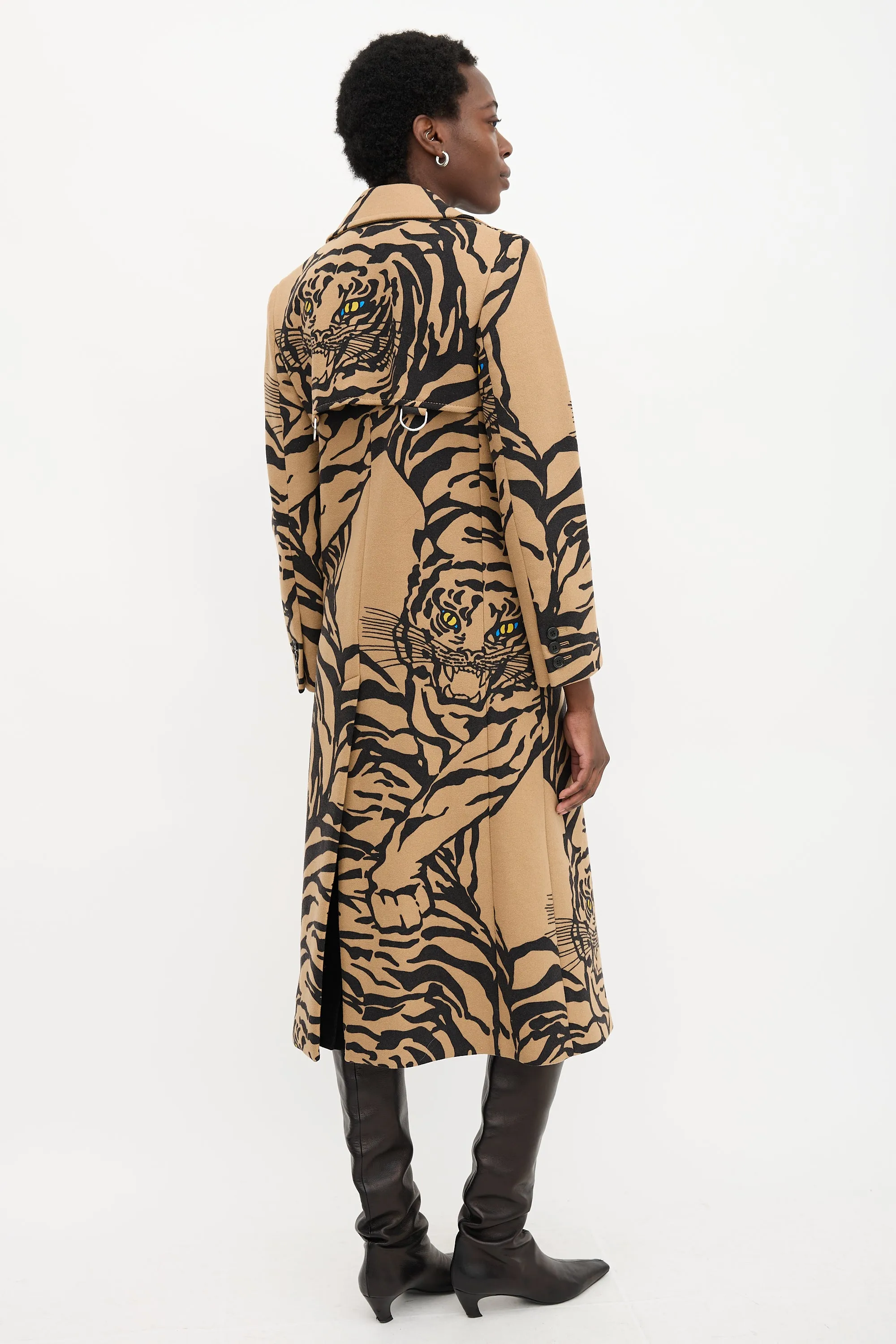 Wool Printed Coat sold by VSP Consignment product image thumbnail 4