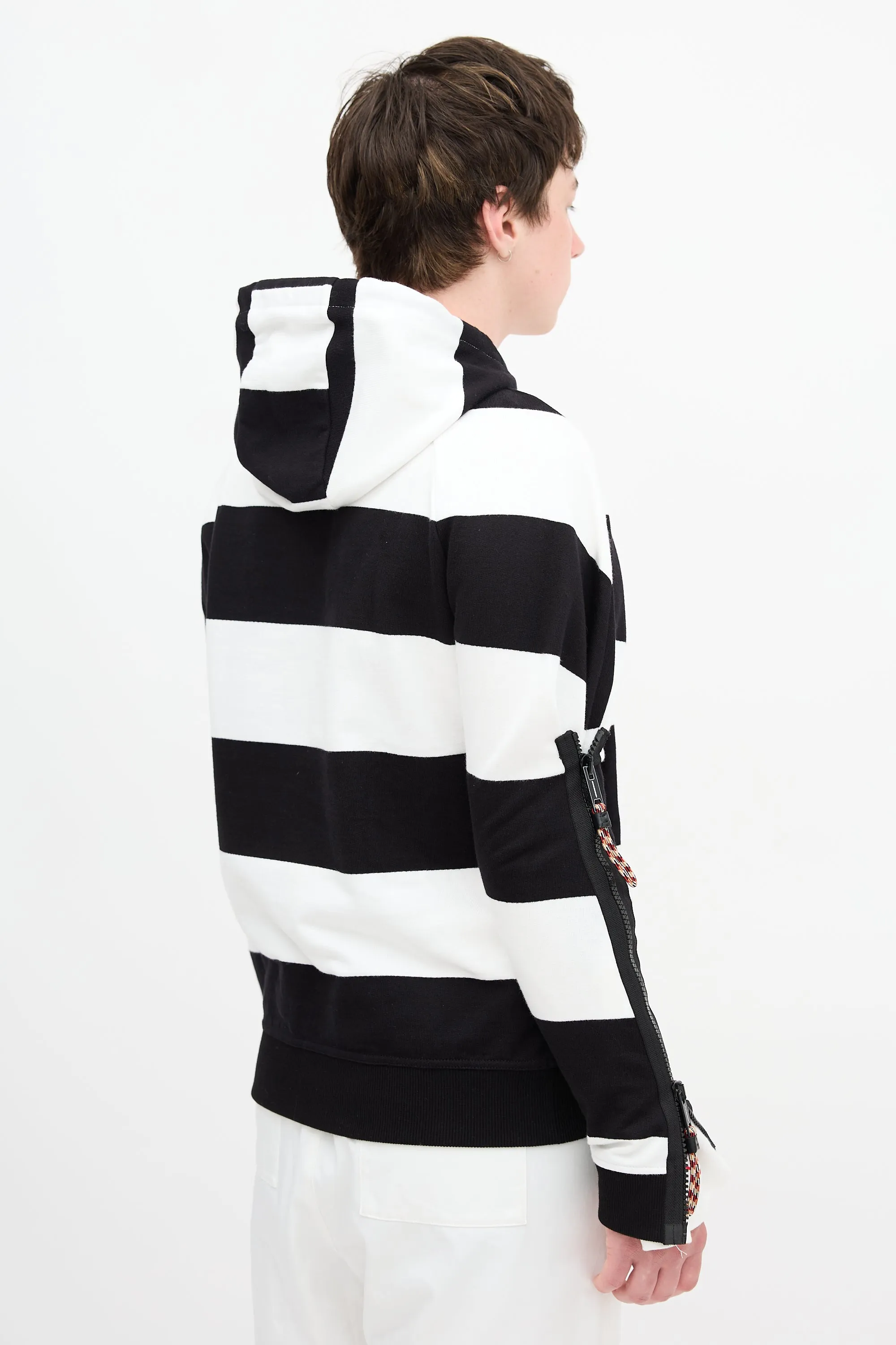 Striped Logo Hoodie sold by VSP Consignment product image thumbnail 5