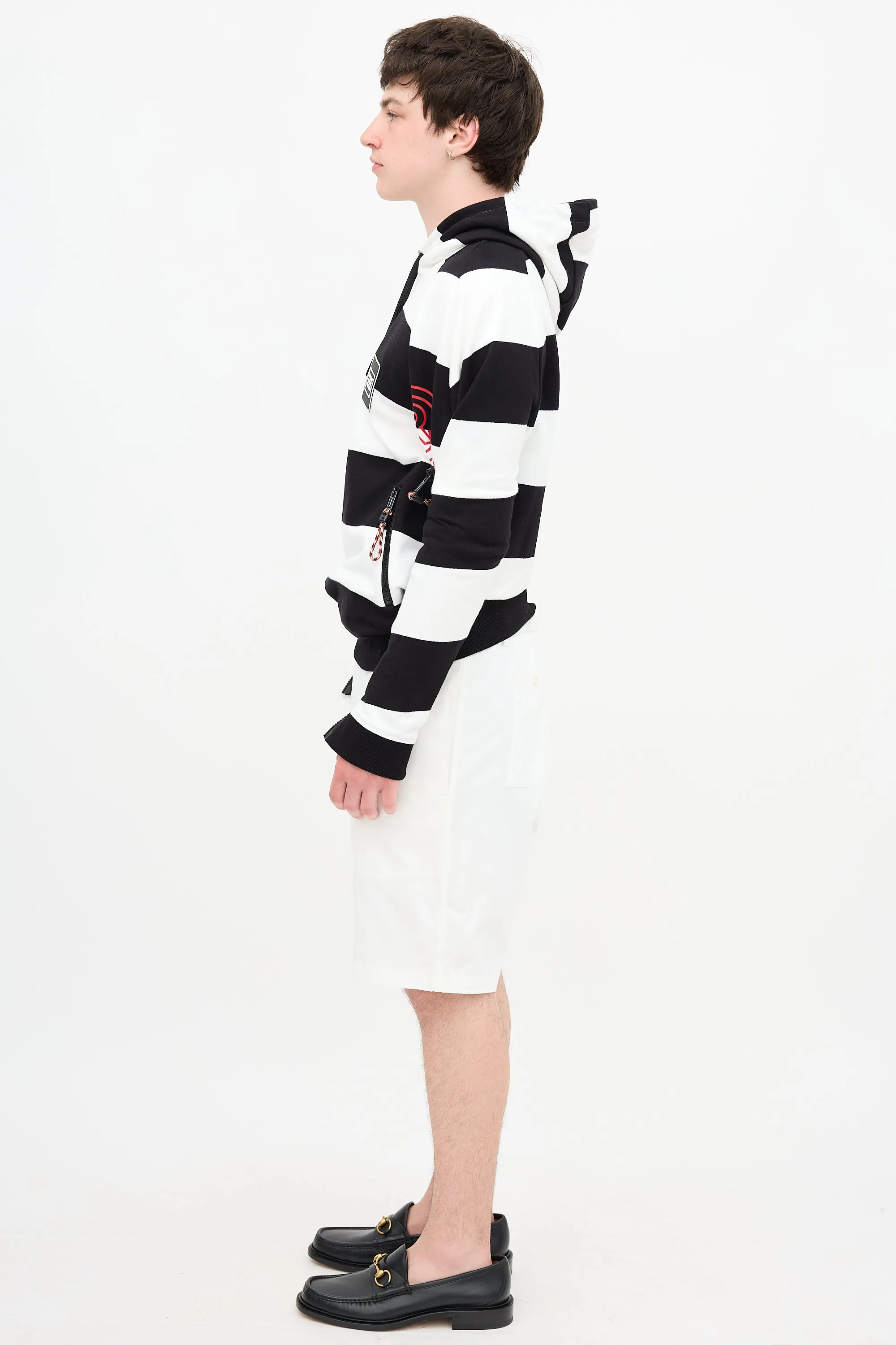 Striped Logo Hoodie sold by VSP Consignment product image thumbnail 4