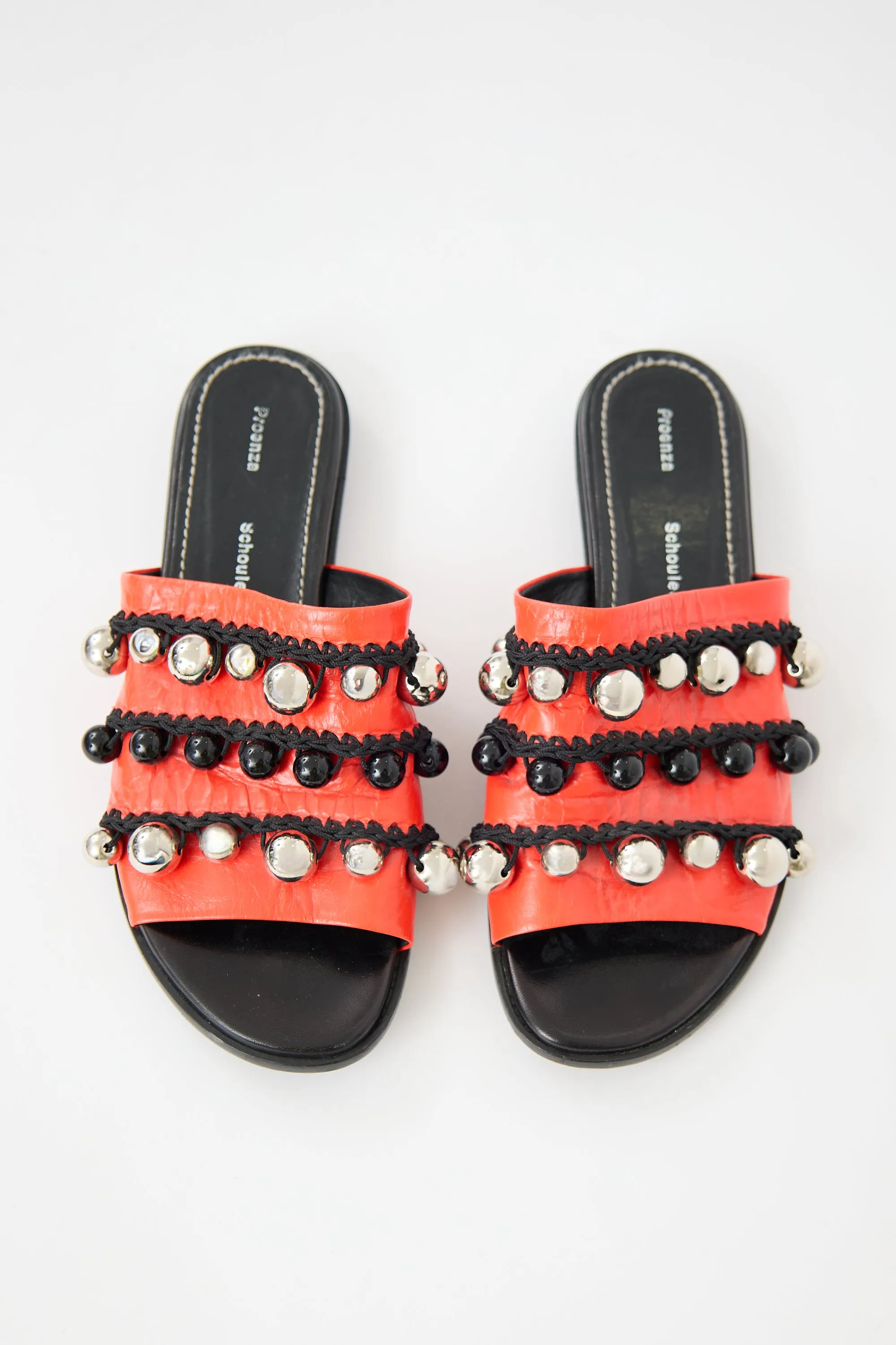 Leather Beaded Slide sold by VSP Consignment product image thumbnail 2