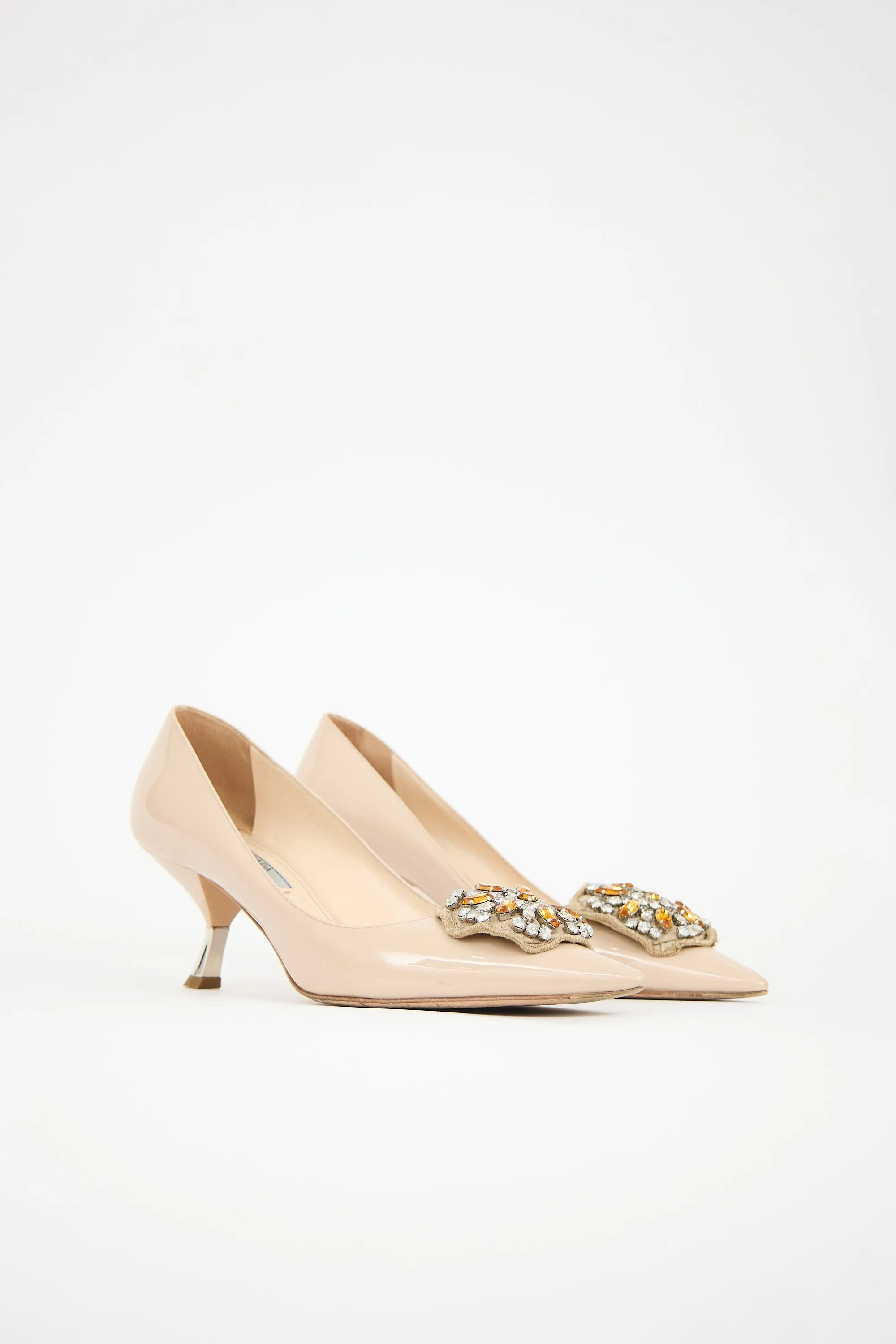 Patent Embellished Pump sold by VSP Consignment product image thumbnail 2