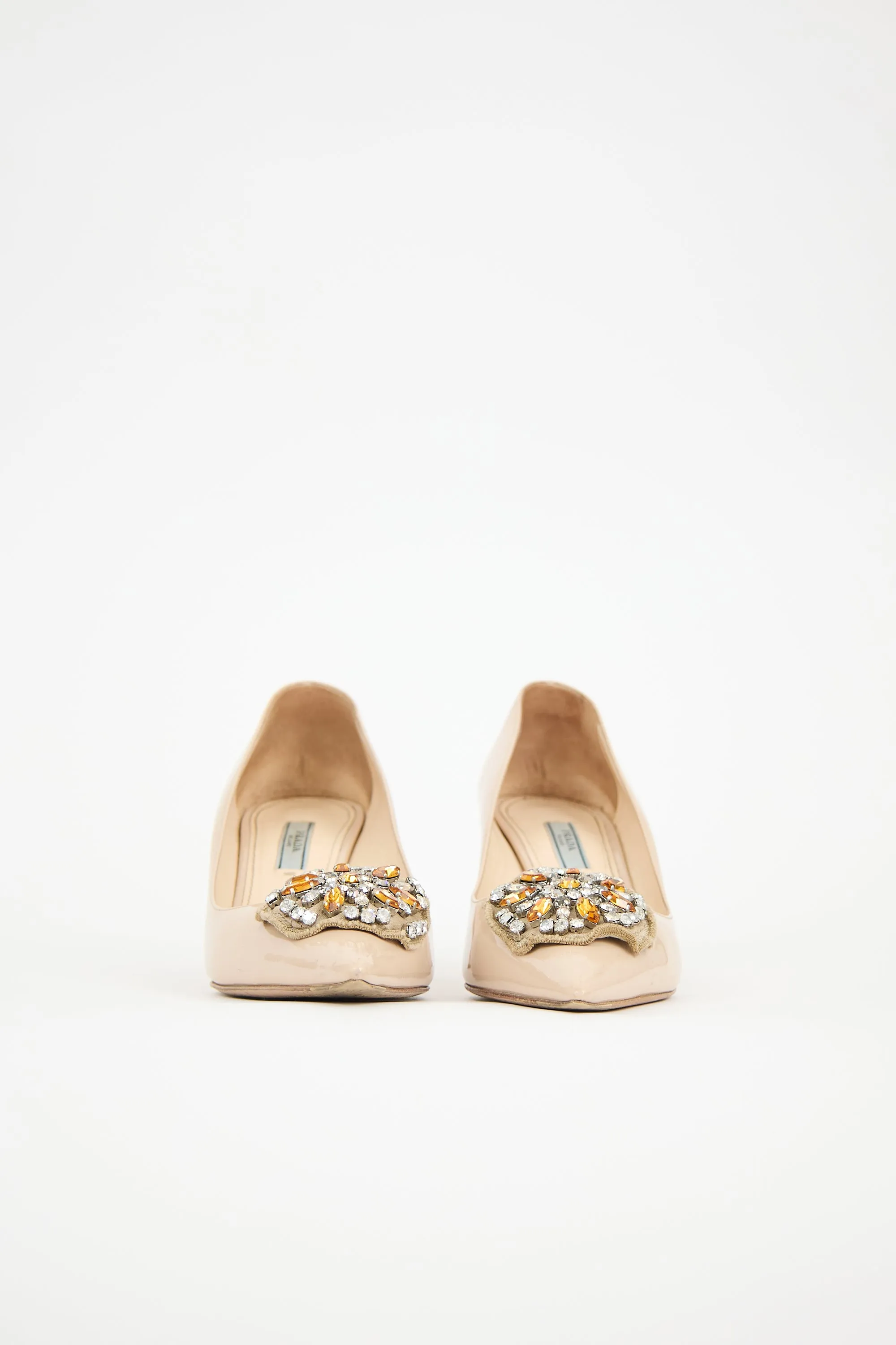 Patent Embellished Pump sold by VSP Consignment product image thumbnail 3
