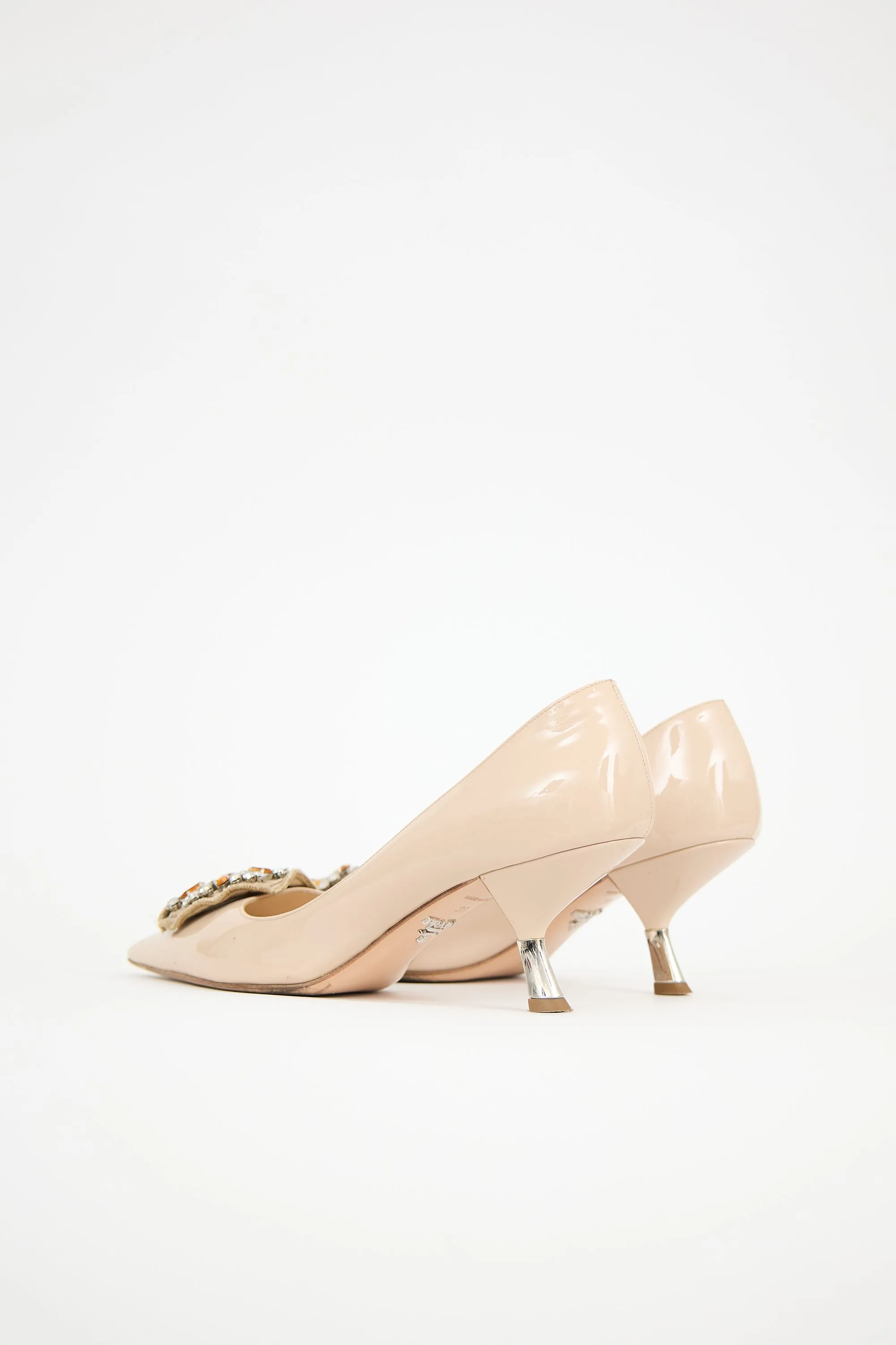 Patent Embellished Pump sold by VSP Consignment product image thumbnail 4