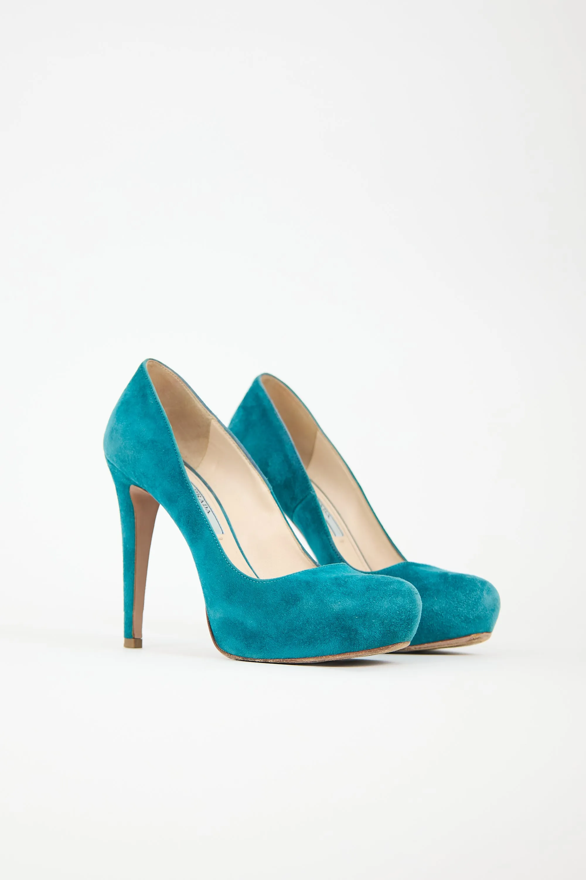 Suede Platform Pump sold by VSP Consignment product image thumbnail 2