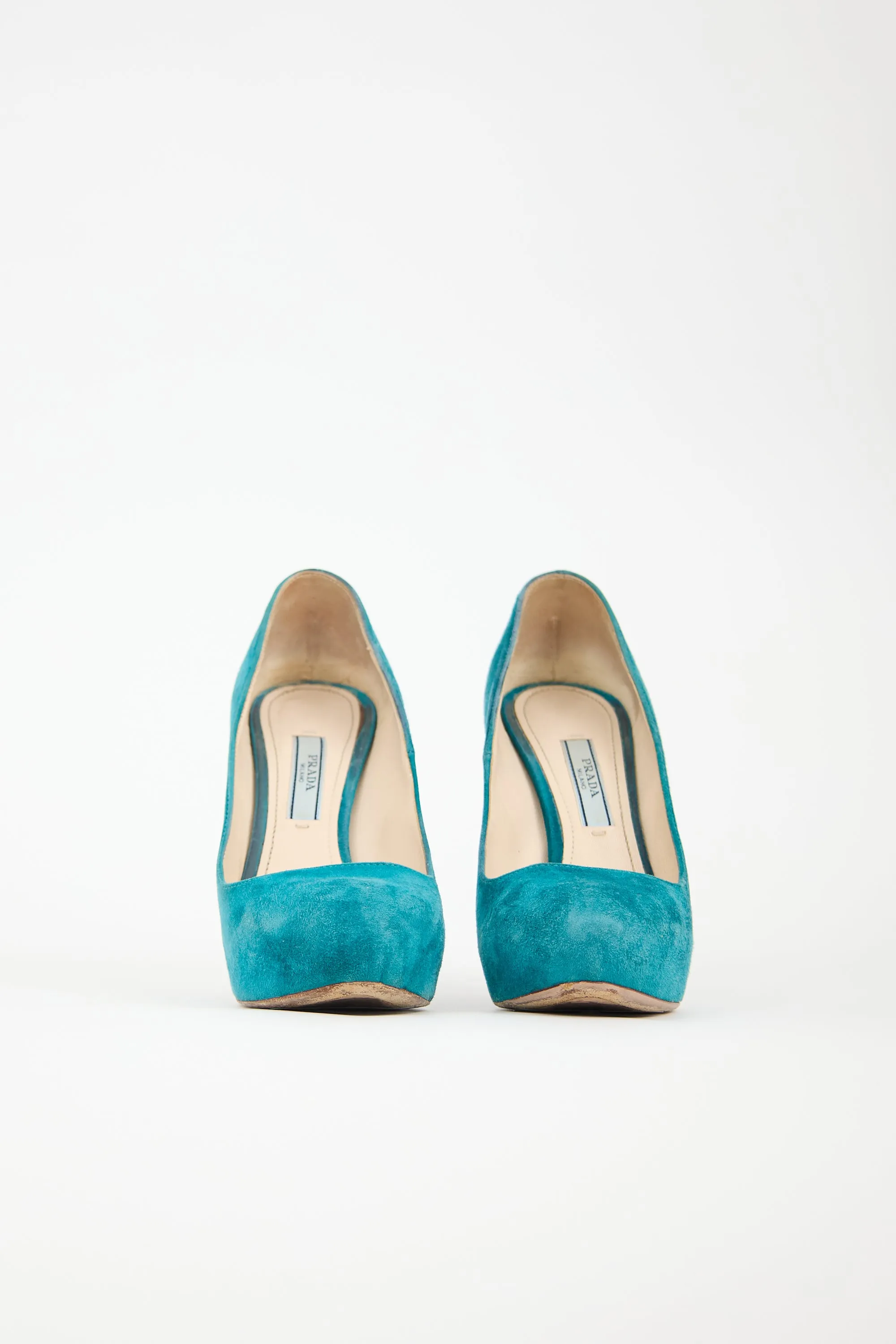 Suede Platform Pump sold by VSP Consignment product image thumbnail 3