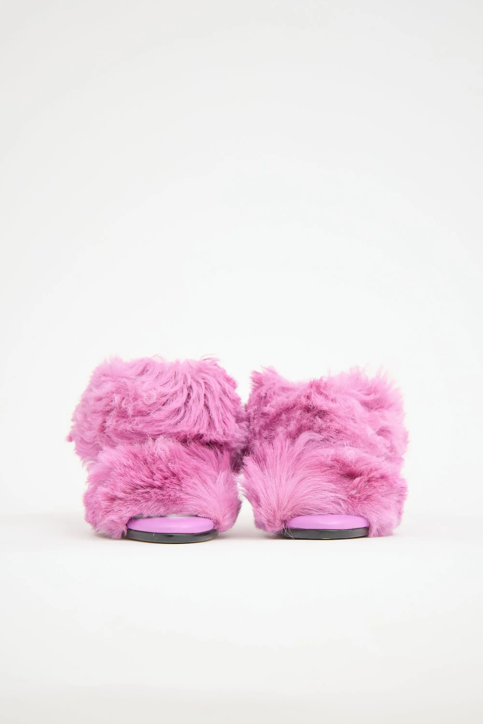 Shearling Curve Sandal sold by VSP Consignment product image thumbnail 3