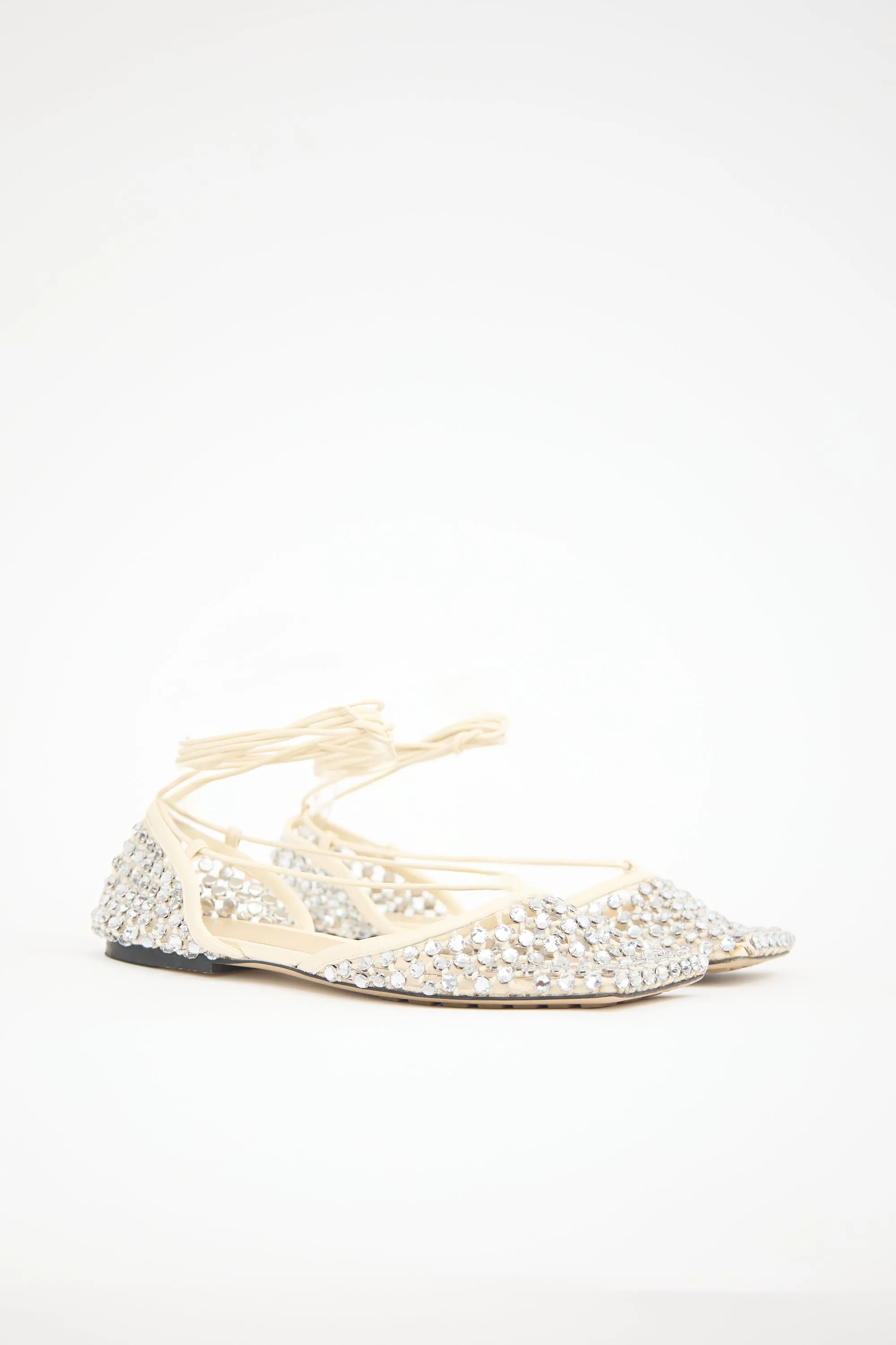 Leather Sparkle Stretch Sandal sold by VSP Consignment product image thumbnail 3