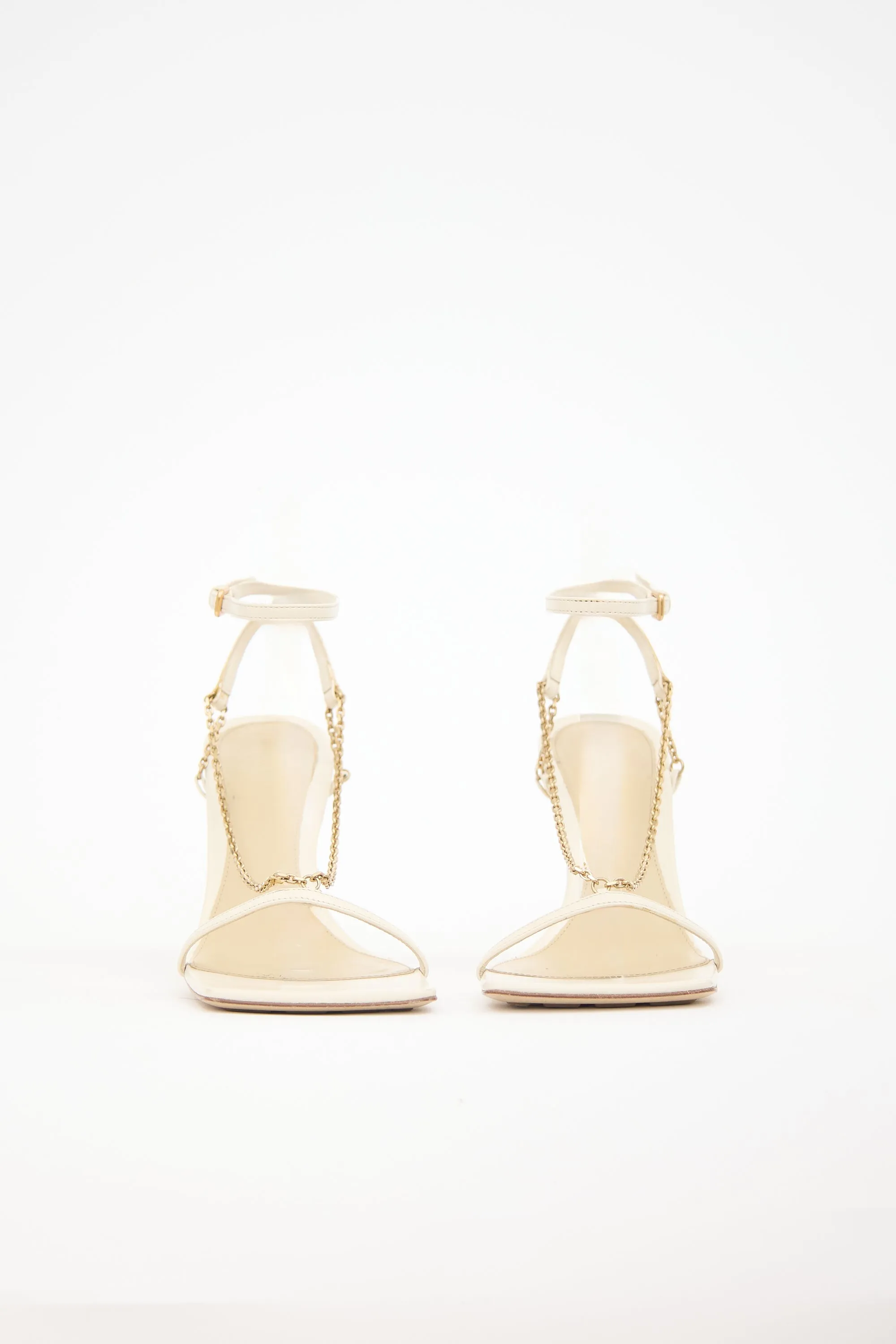 Leather Stretch Chain Sandal sold by VSP Consignment product image thumbnail 4