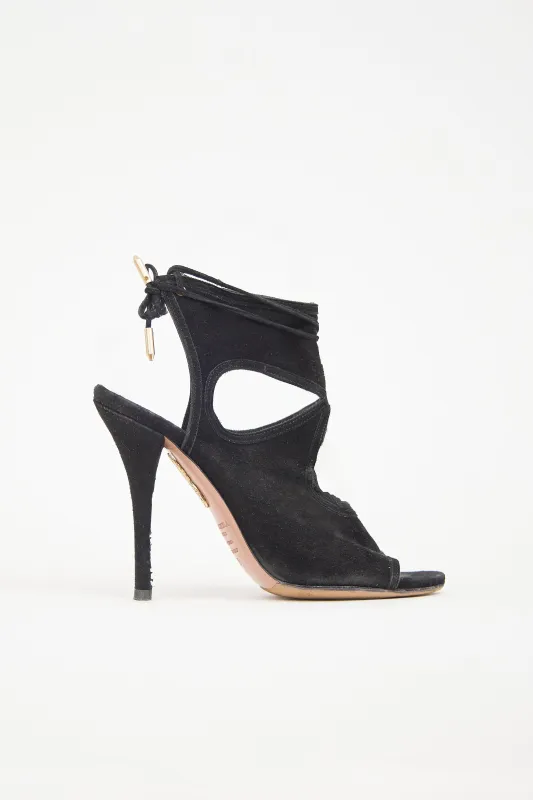 Suede Sexy Thing Sandal made by Aquazzura