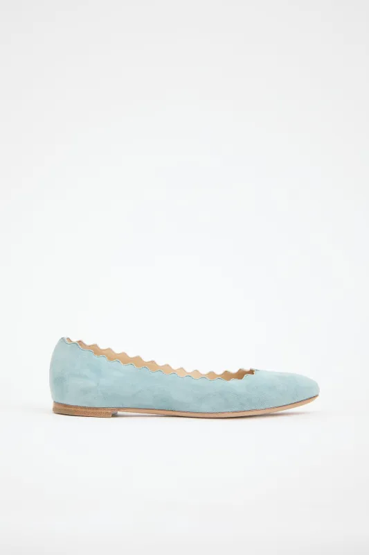 Suede Lauren Flat sold by VSP Consignment