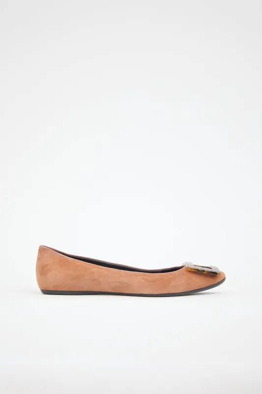 Suede Buckle Flat sold by VSP Consignment