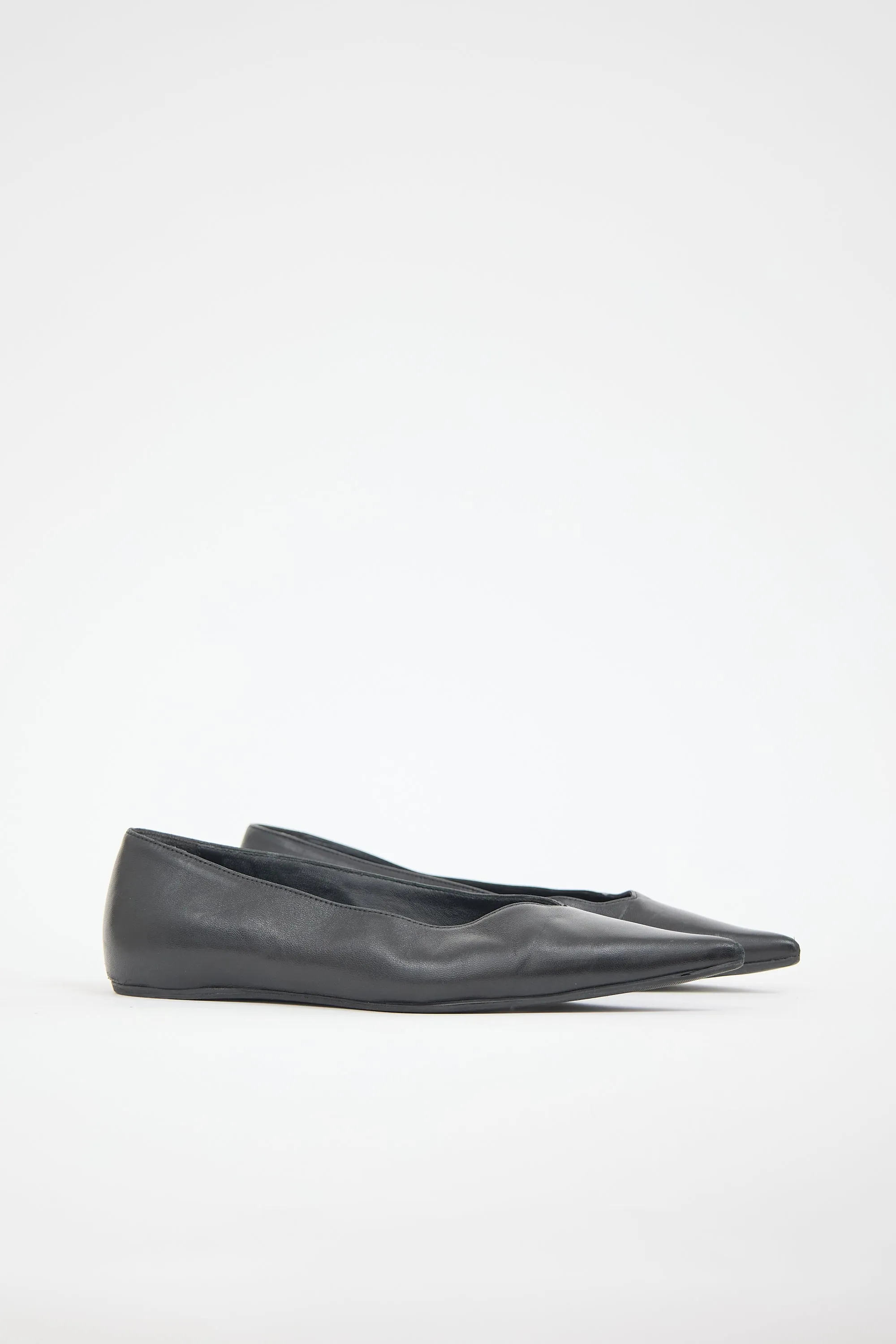 Leather Asymmetric Flat sold by VSP Consignment product image thumbnail 3