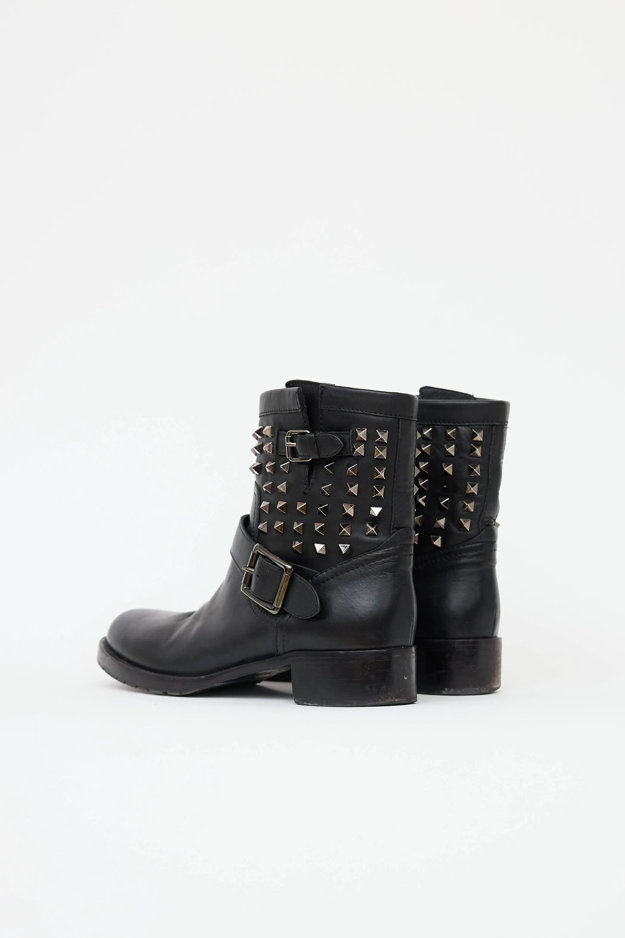Rockstud Moto Ankle Boot sold by VSP Consignment product image thumbnail 4