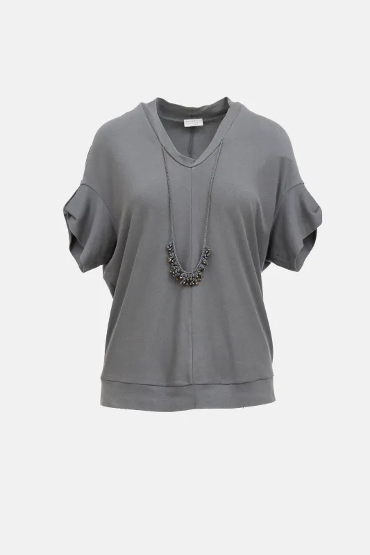 Cotton Embellished Top sold by VSP Consignment
