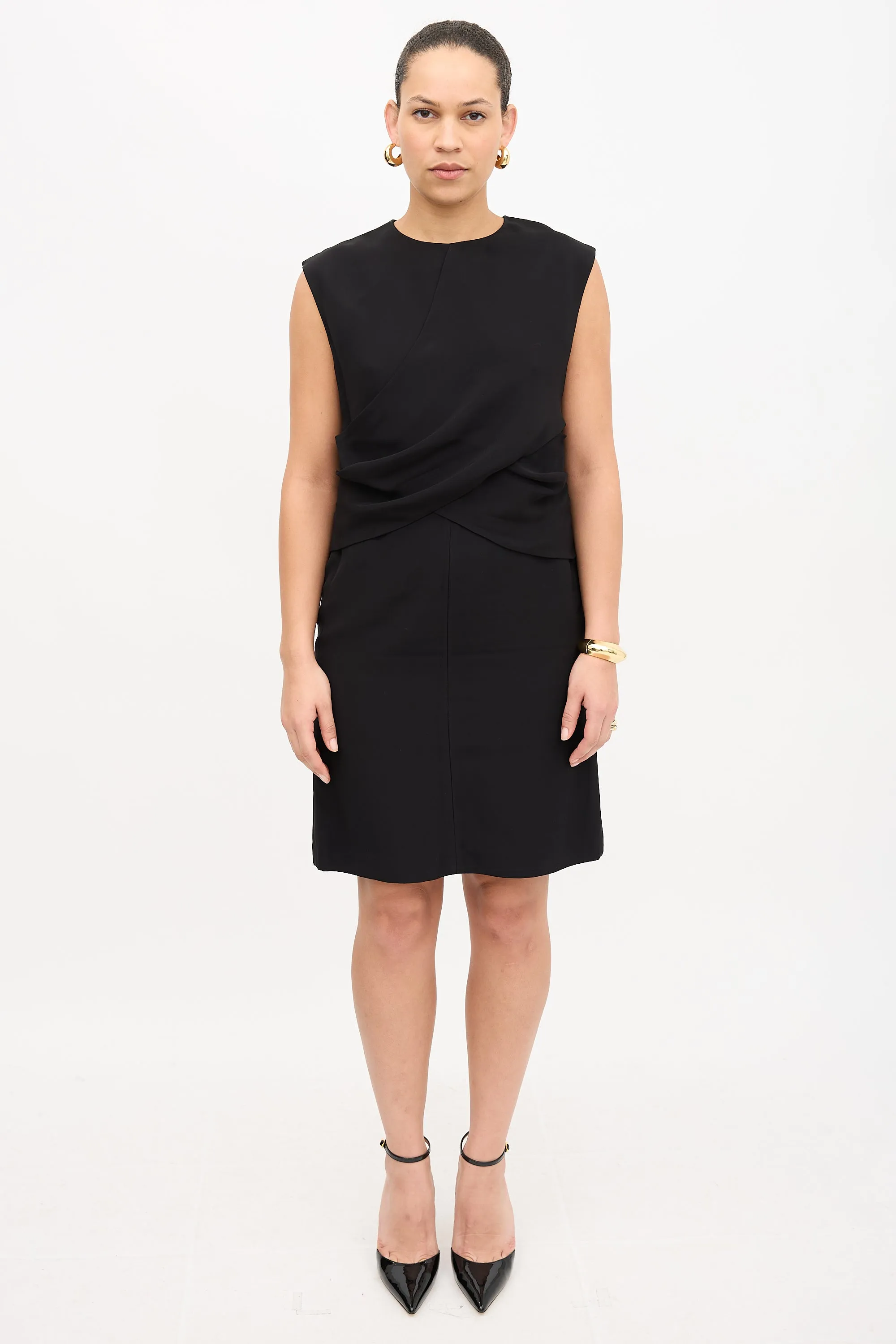 Draped Sheath Dress sold by VSP Consignment product image thumbnail 2