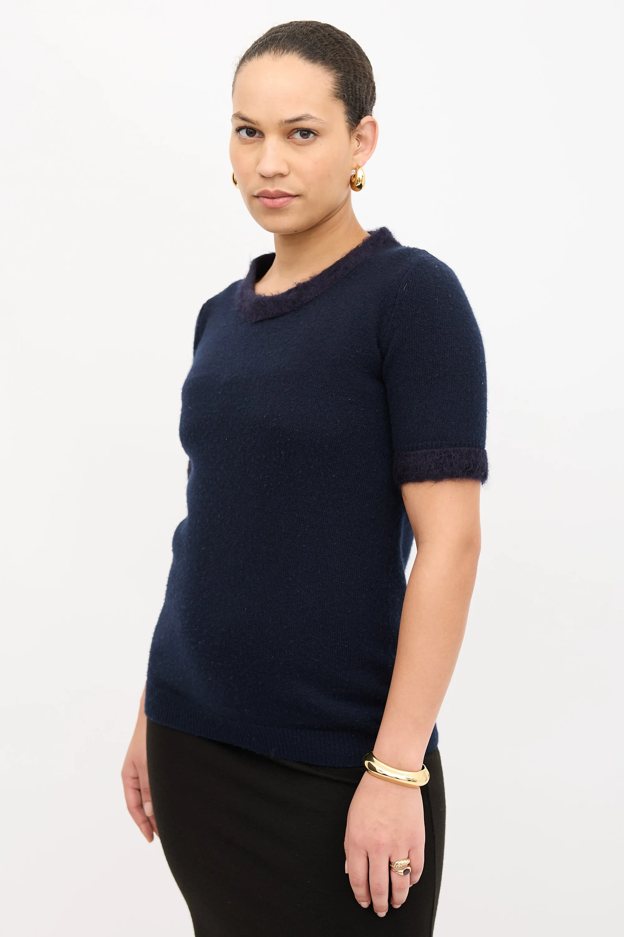 Mohair Trimmed Sweater sold by VSP Consignment product image thumbnail 3