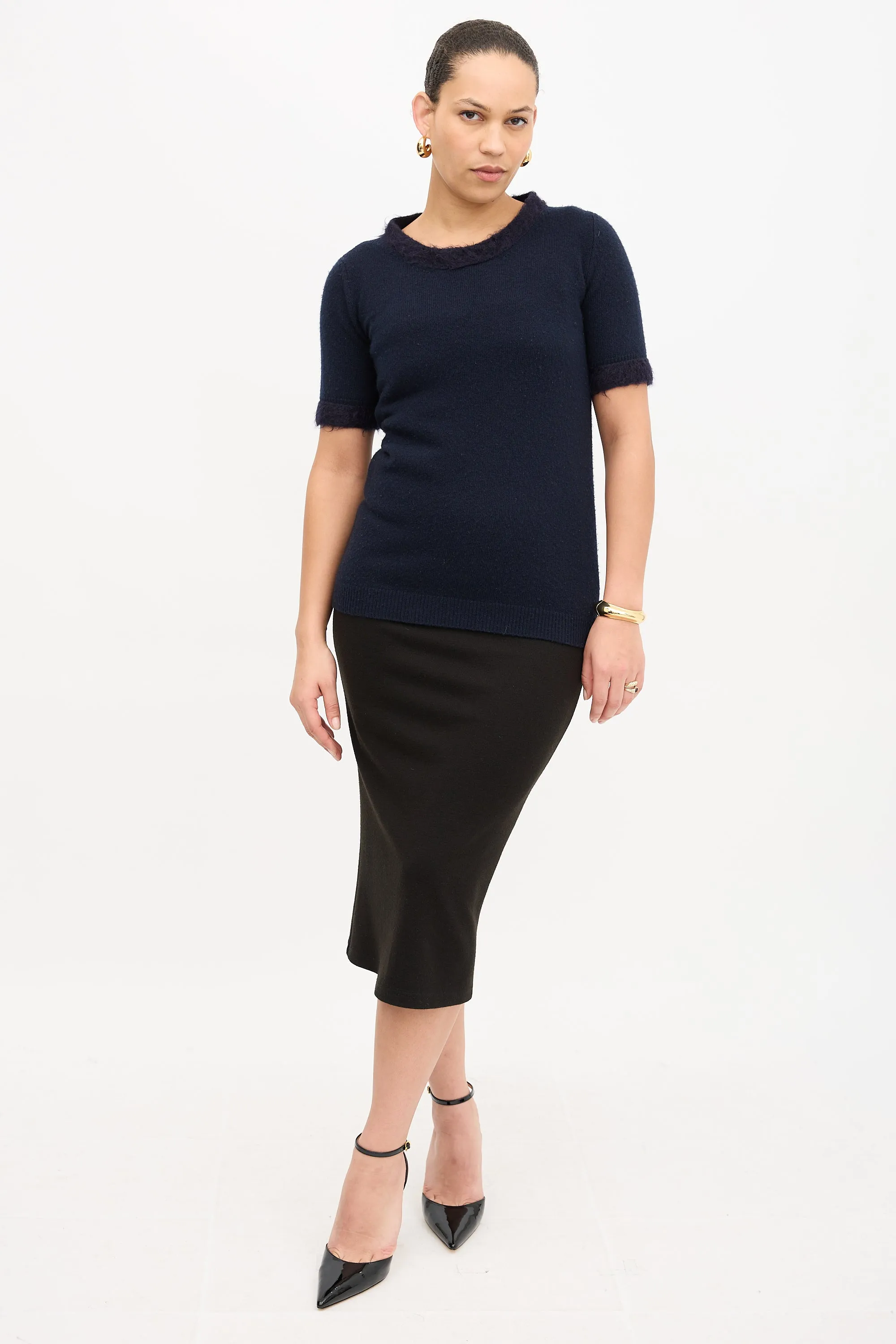 Mohair Trimmed Sweater sold by VSP Consignment product image thumbnail 5