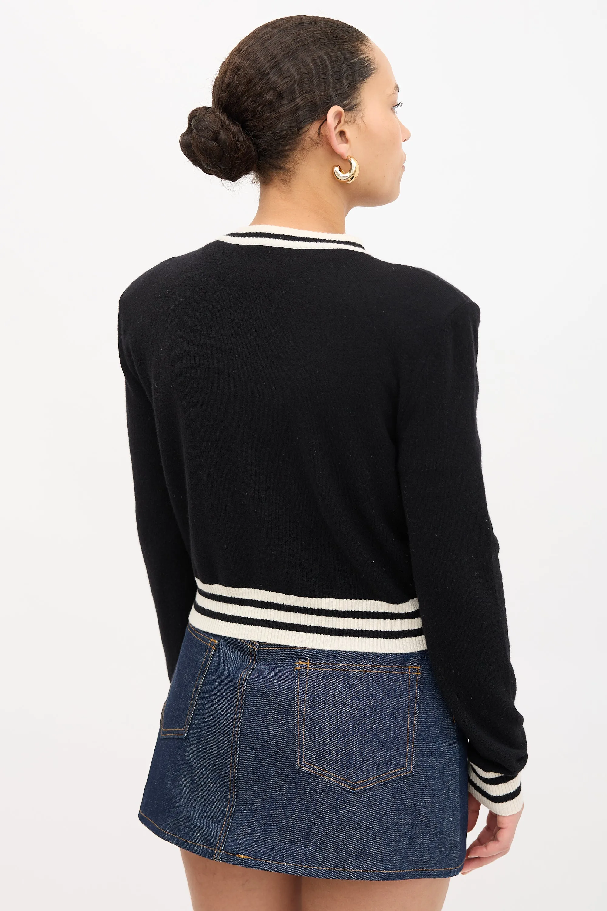 Intarsia Logo Sweater sold by VSP Consignment product image thumbnail 4