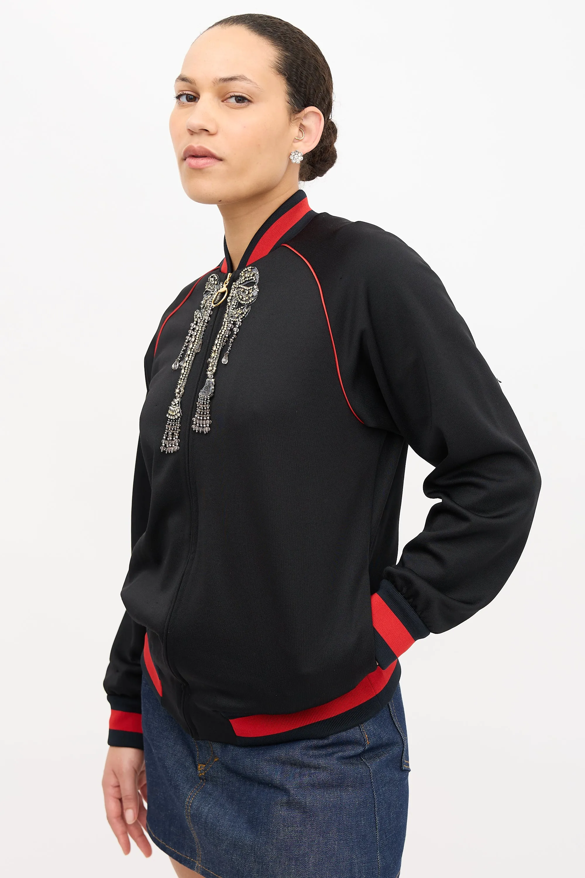 2016 Embellished Bomber Jacket sold by VSP Consignment product image thumbnail 5