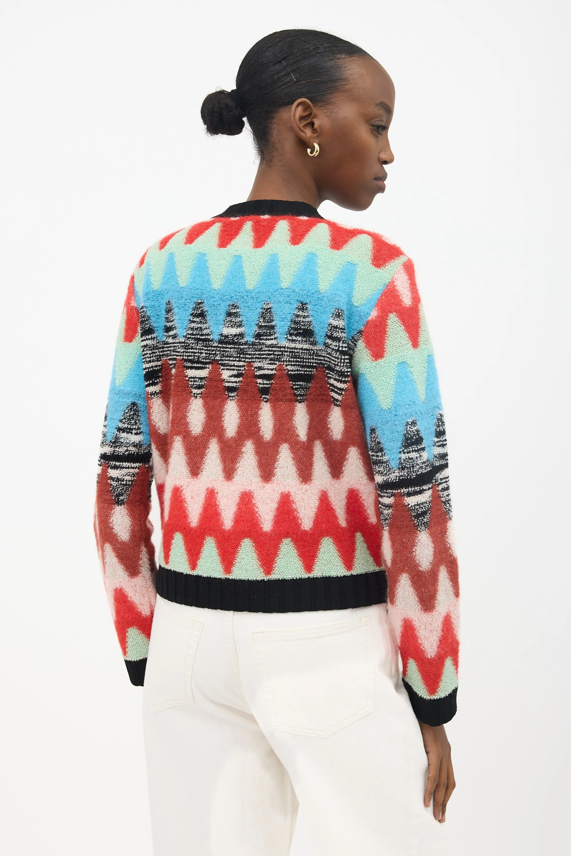 Boucle Patterned Sweater sold by VSP Consignment product image thumbnail 2