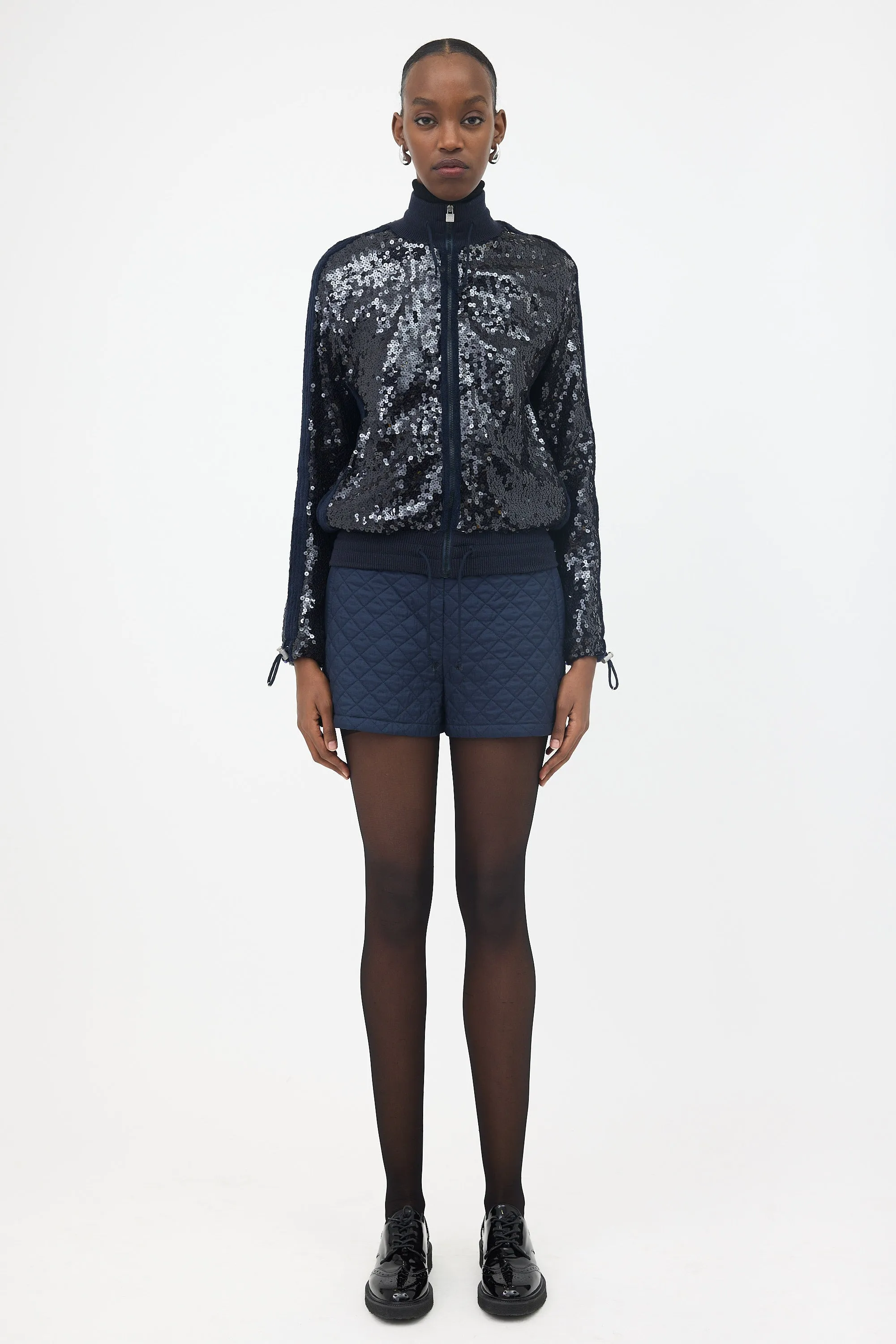2008 Knit Sequin Bomber Jacket sold by VSP Consignment product image thumbnail 2