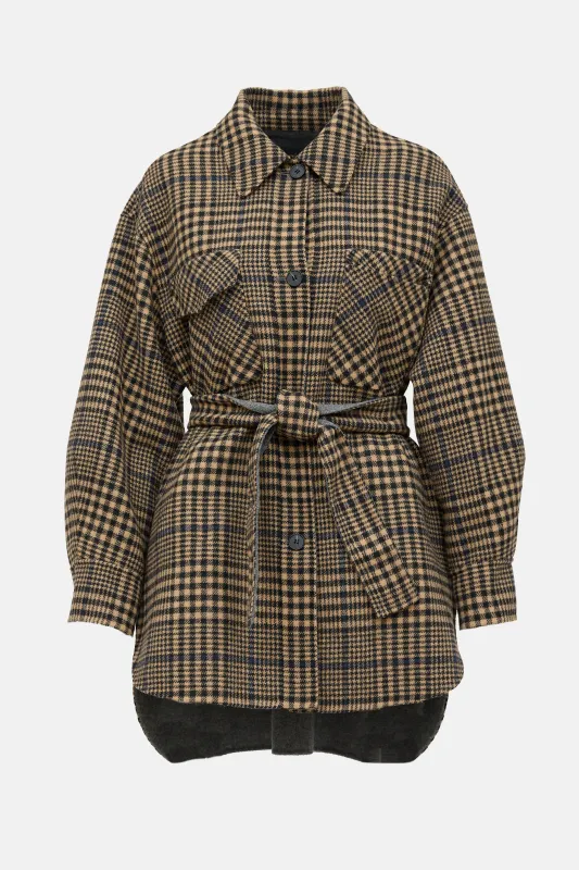 Wool Blend Check Jacket sold by VSP Consignment