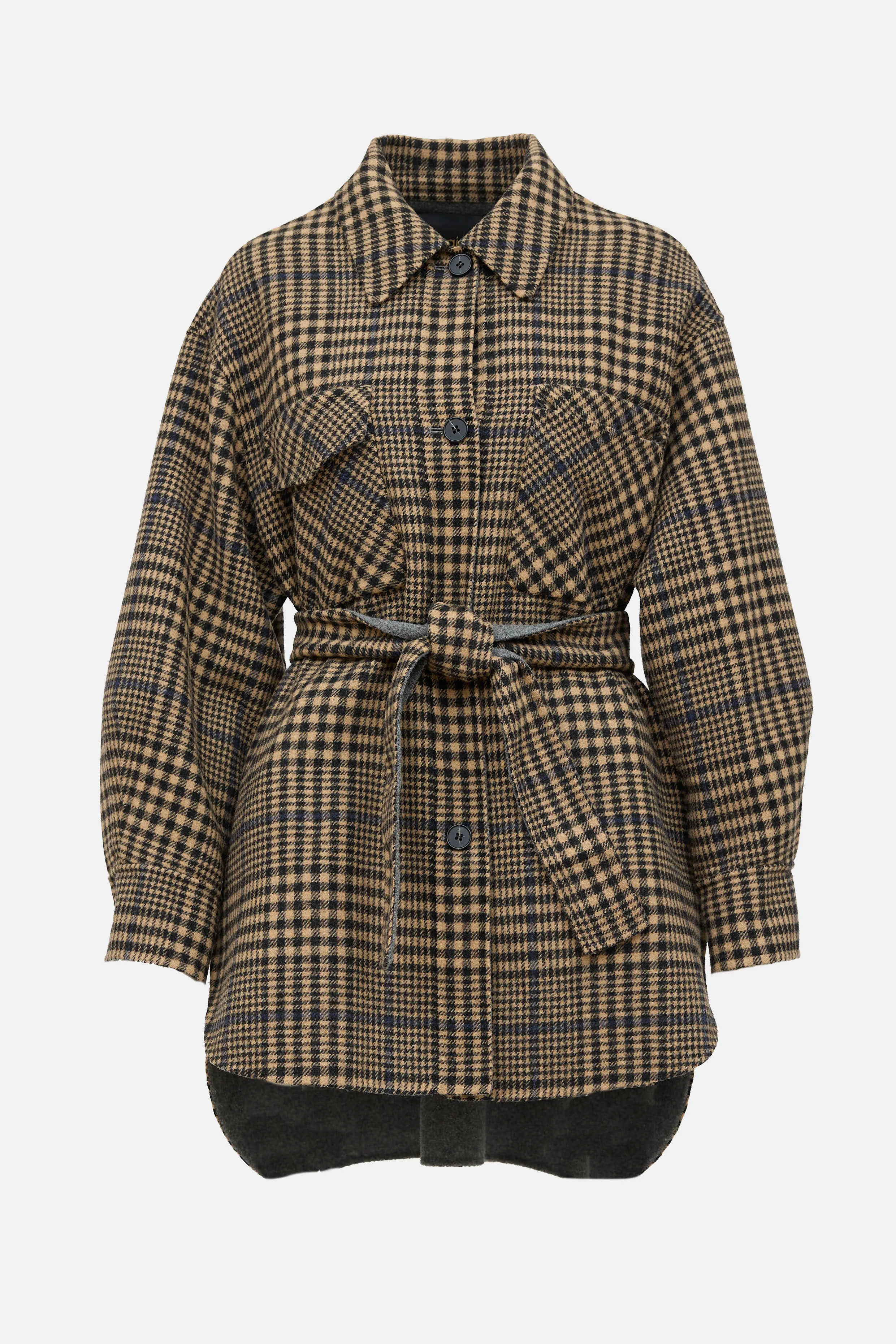 Wool Blend Check Jacket sold by VSP Consignment