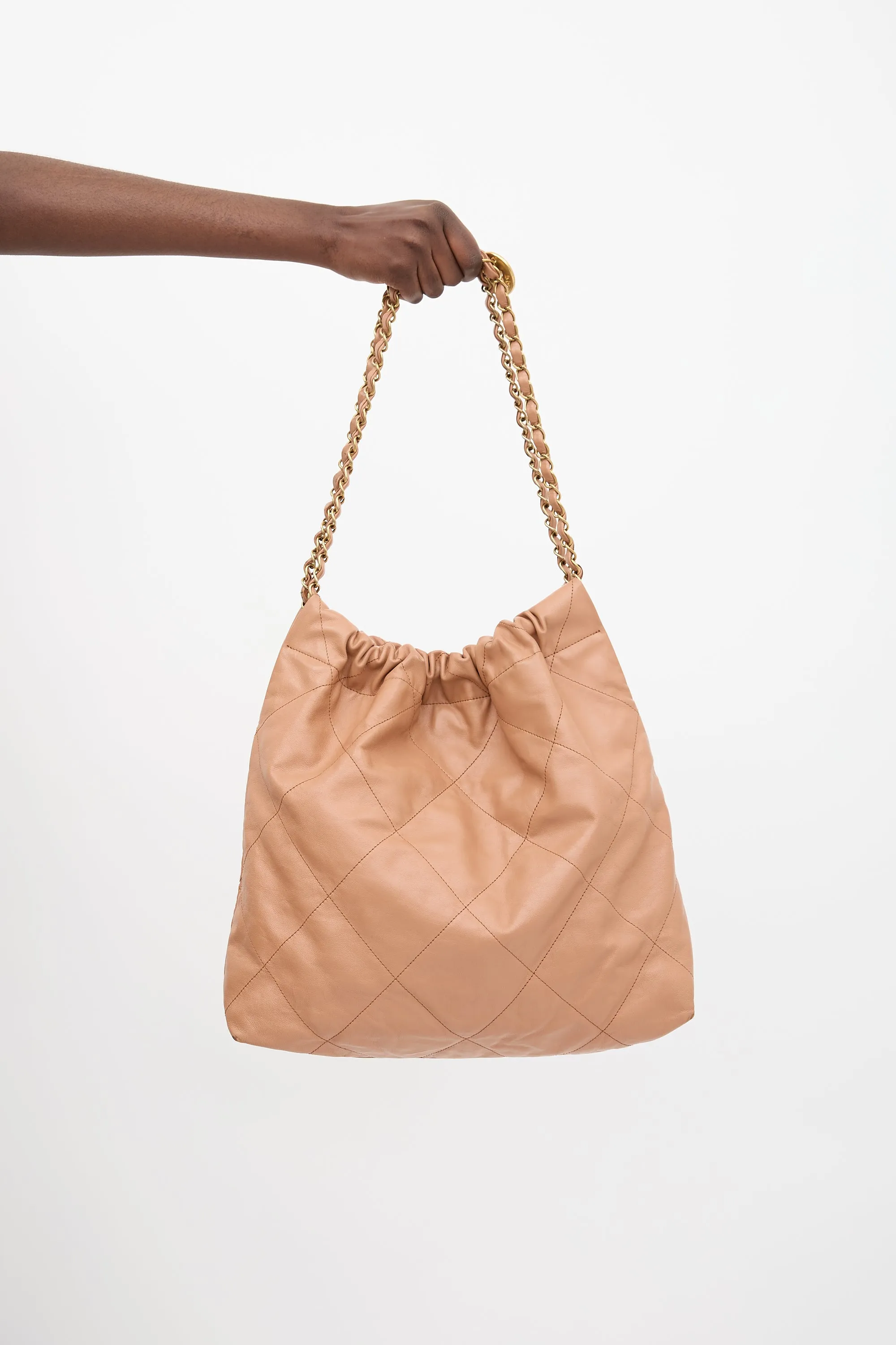 Quilted Leather 22 Shoulder Bag sold by VSP Consignment product image thumbnail 3
