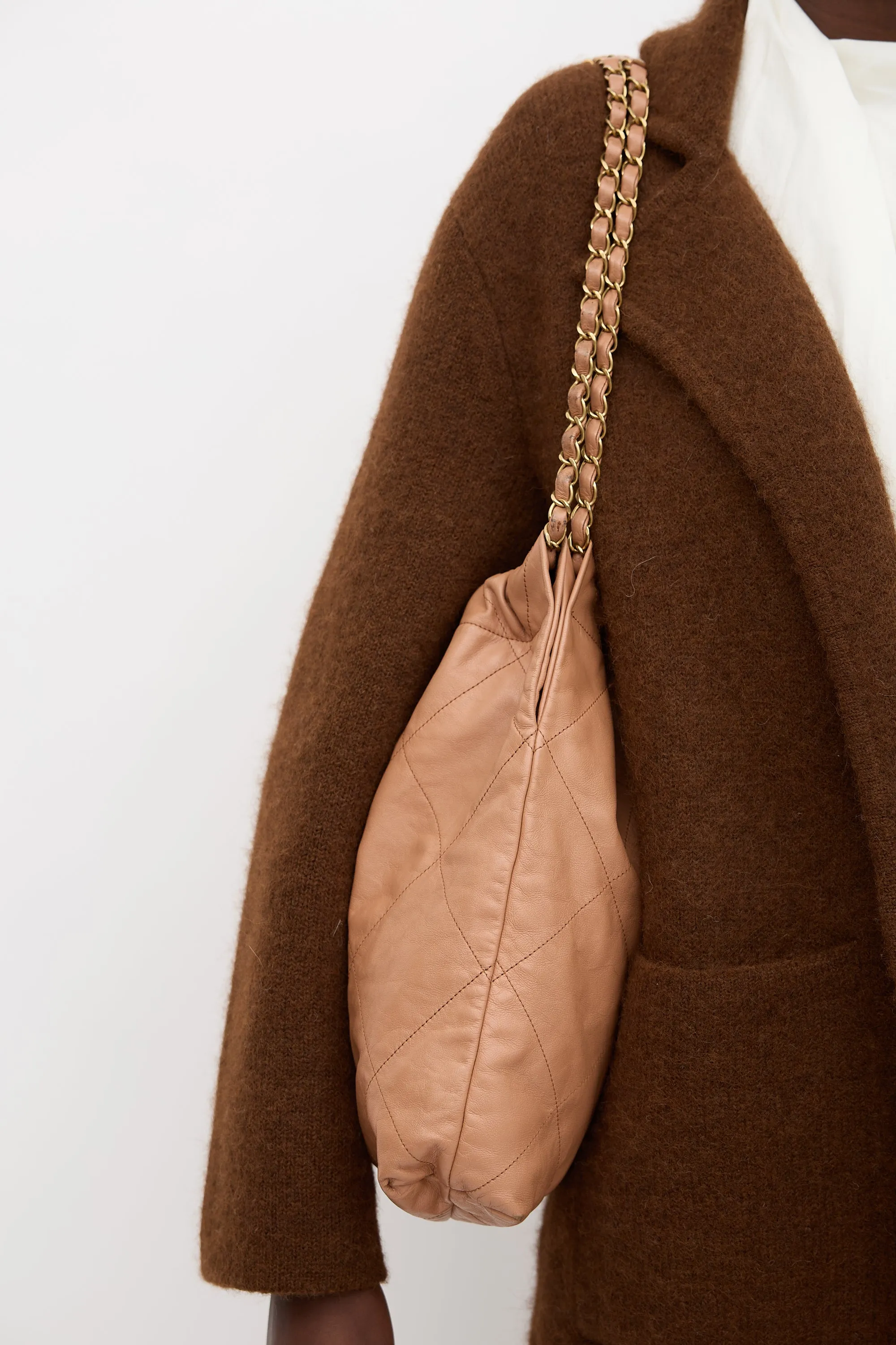Quilted Leather 22 Shoulder Bag sold by VSP Consignment product image thumbnail 5
