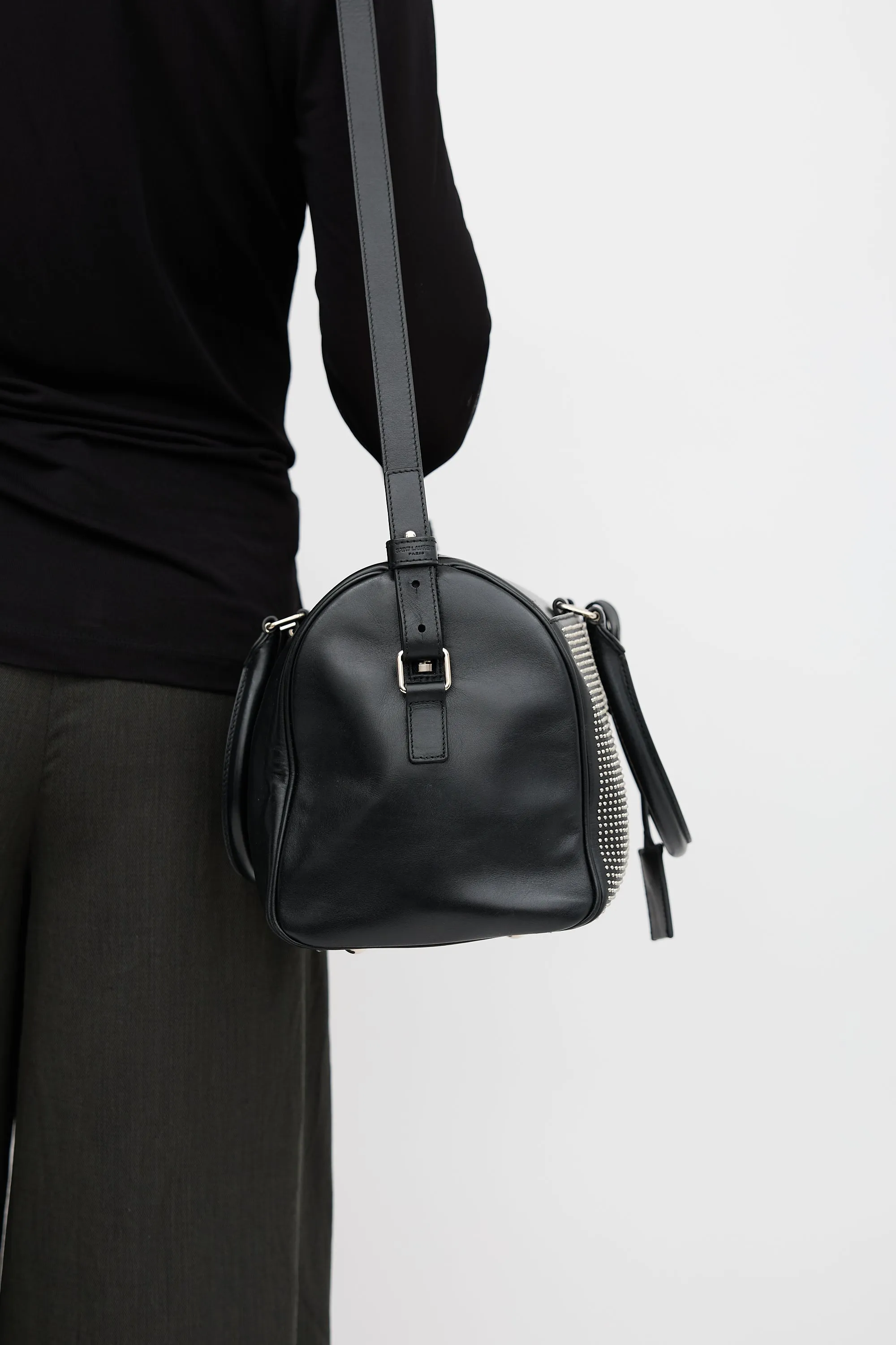 Leather Studded Classic Duffle 6 Bag sold by VSP Consignment product image thumbnail 4