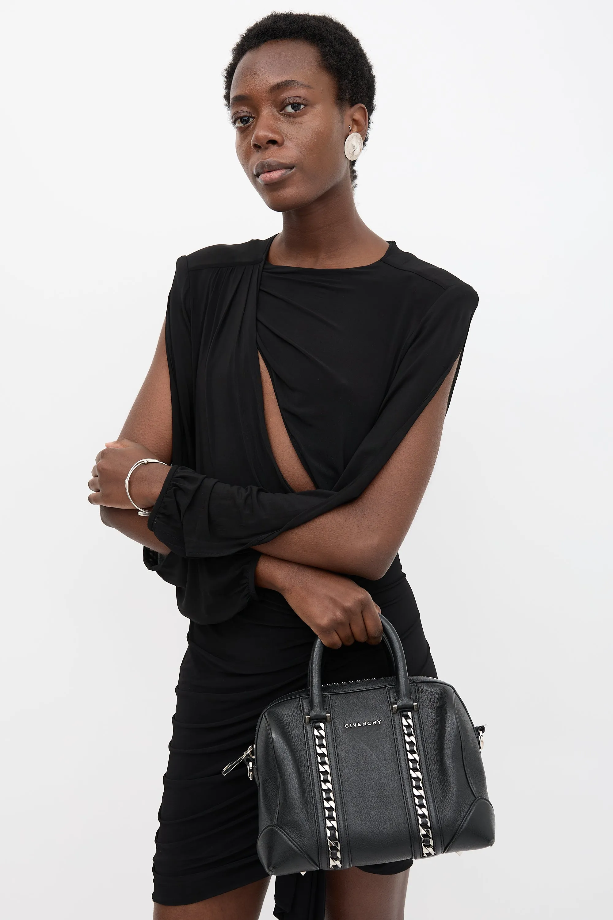 2003 Leather Lucrezia Chain Bag sold by VSP Consignment product image thumbnail 2