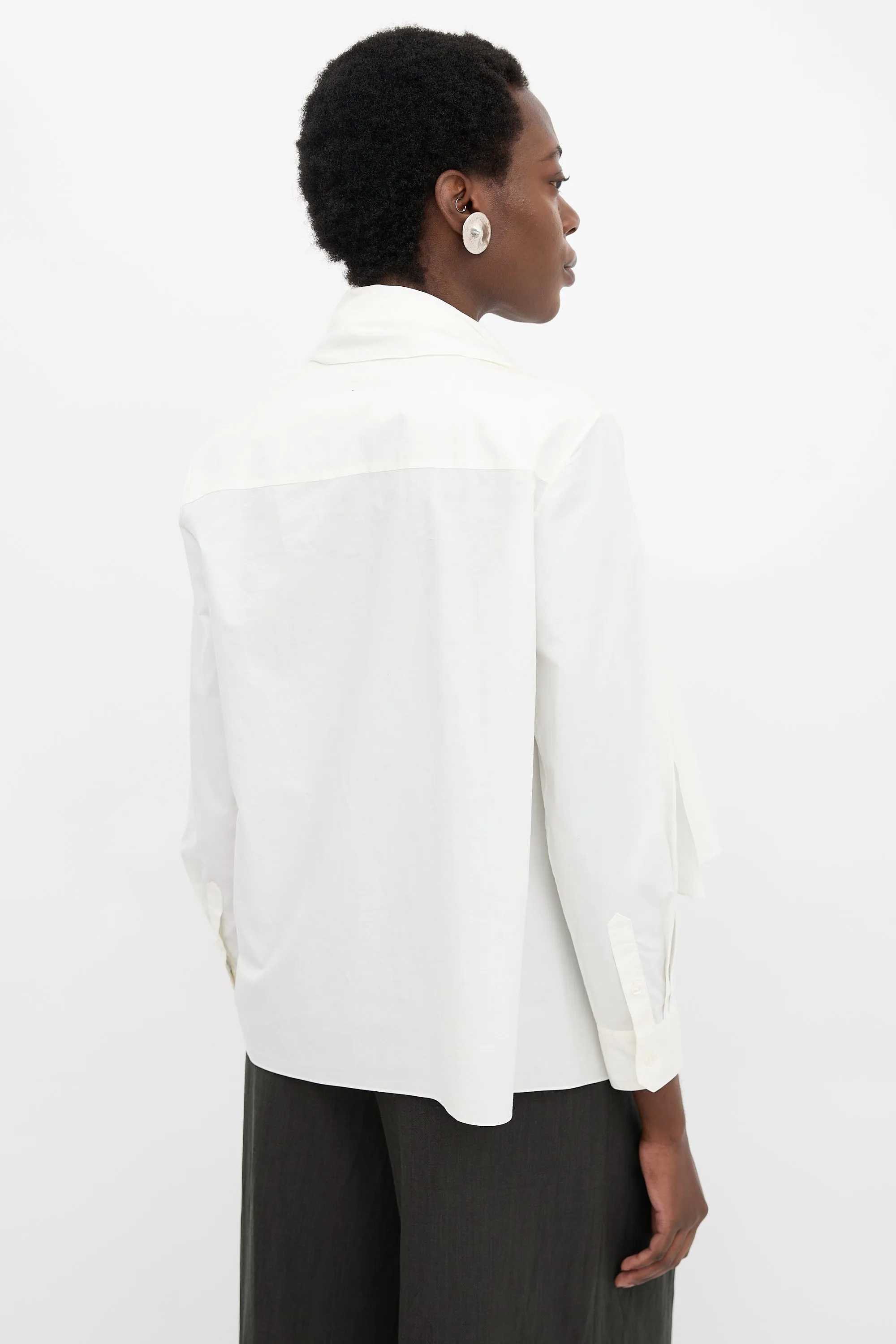 Poplin Sash Blouse sold by VSP Consignment product image thumbnail 4