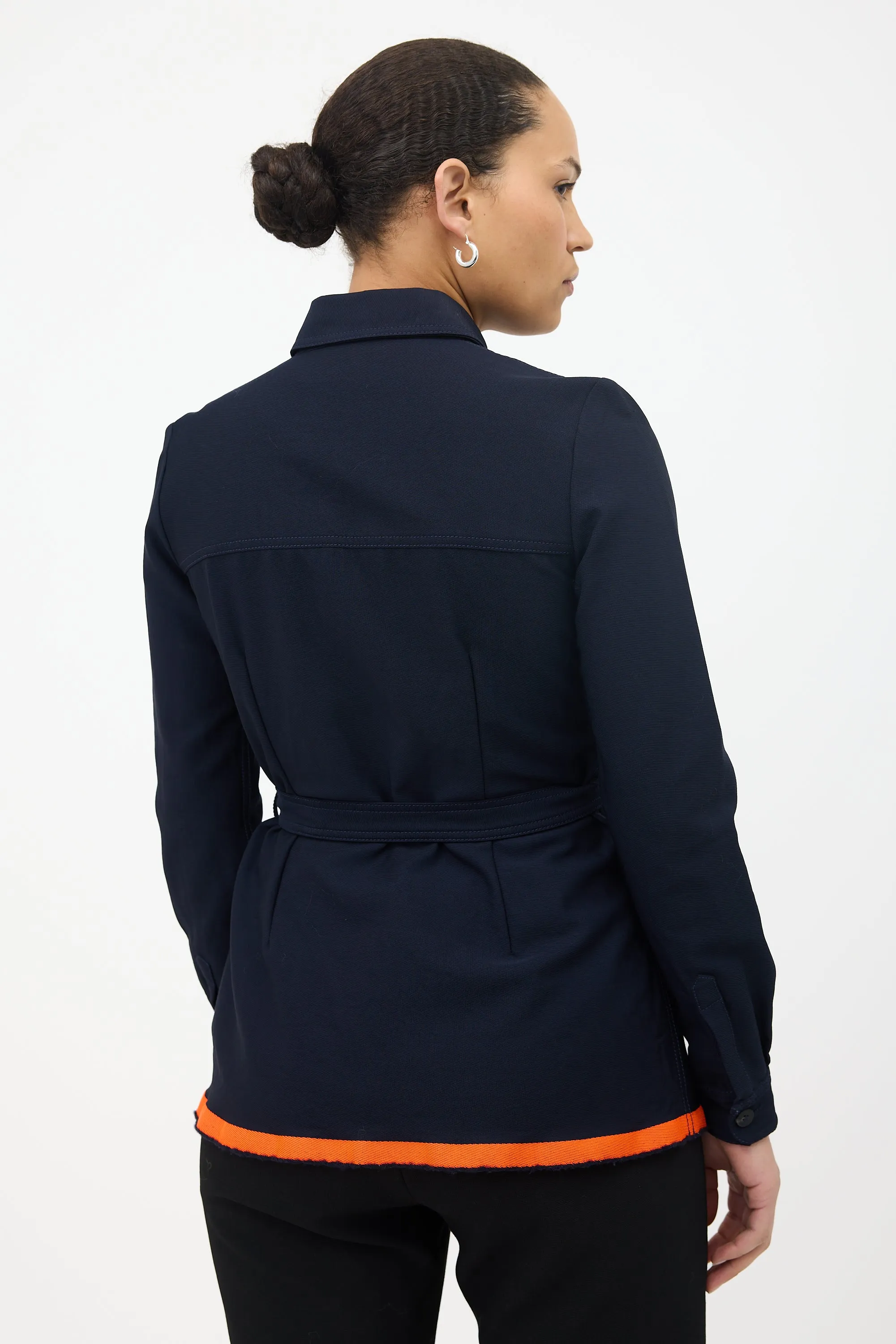 Wool Knit Belted Shirt sold by VSP Consignment product image thumbnail 4