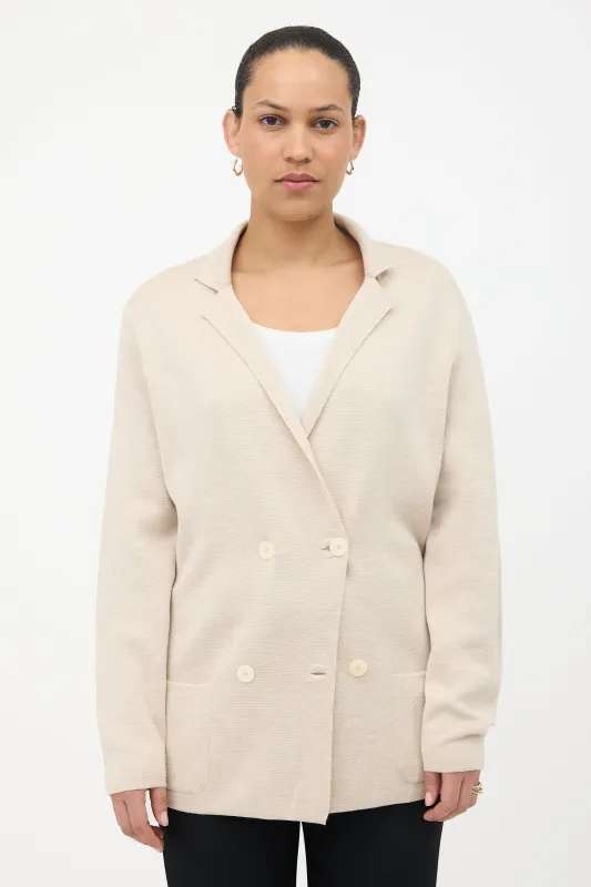 Wool & Silk Knit Chopok Blazer sold by VSP Consignment