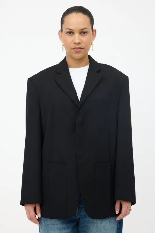 Wool La Veste D'Homme Blazer sold by VSP Consignment
